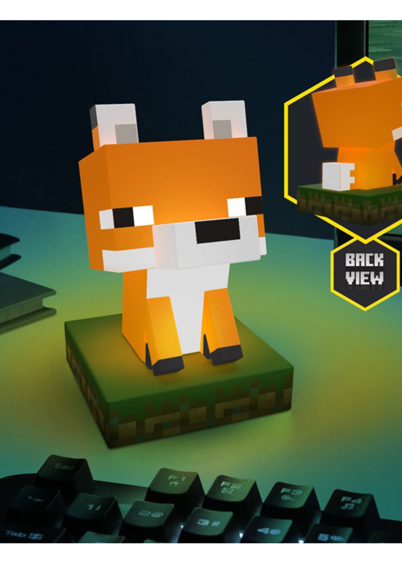 Minecraft Fox Icon Light 11cm