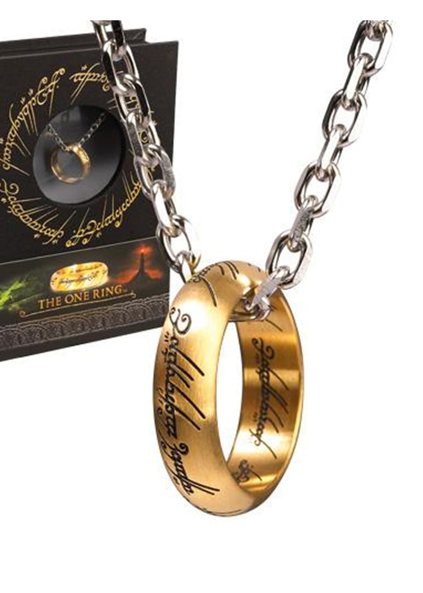 Lord Of The Rings The One Ring Stainless Steel on Chain