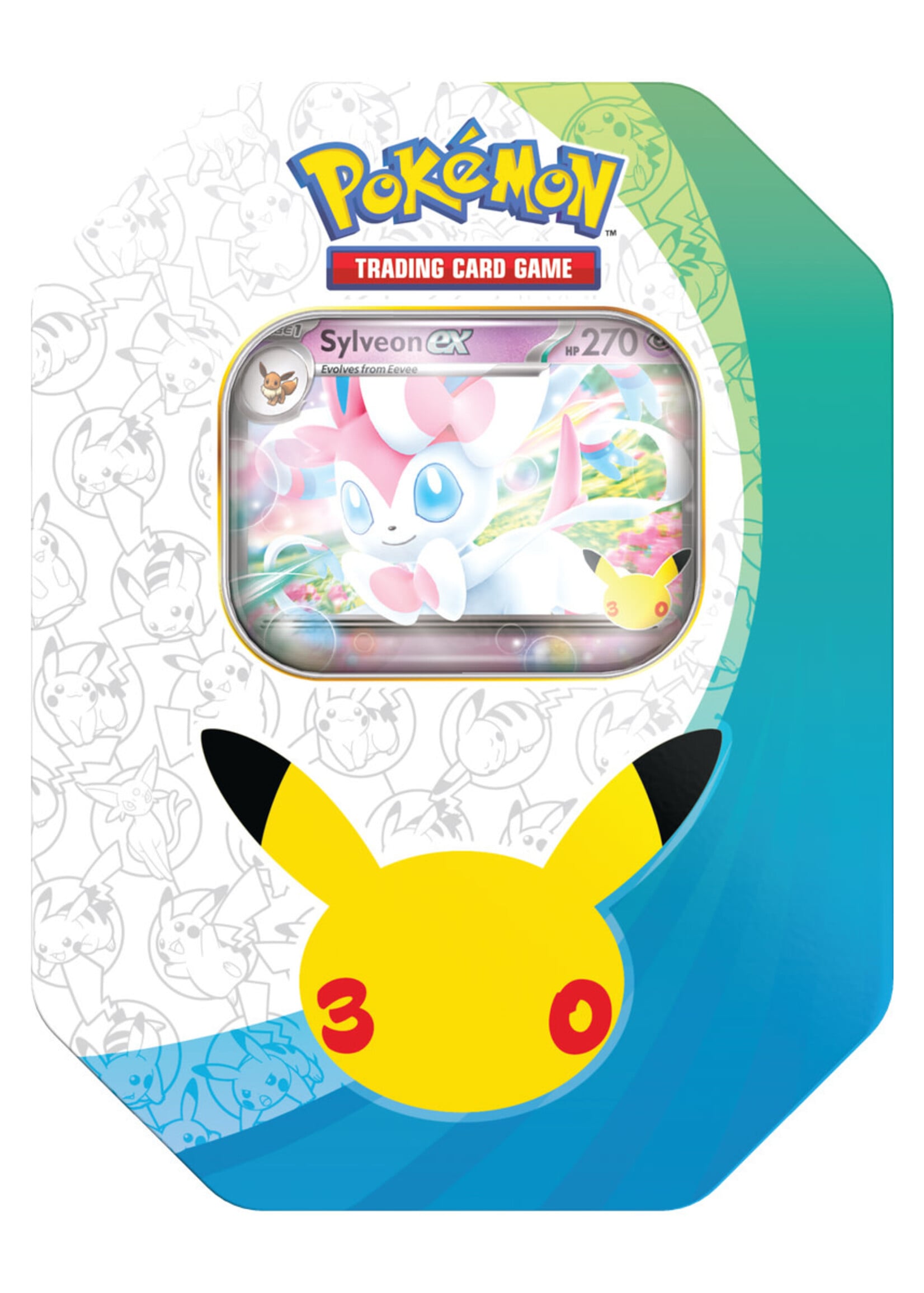 Pokémon 30th Celebration Sylveon Ex Tin