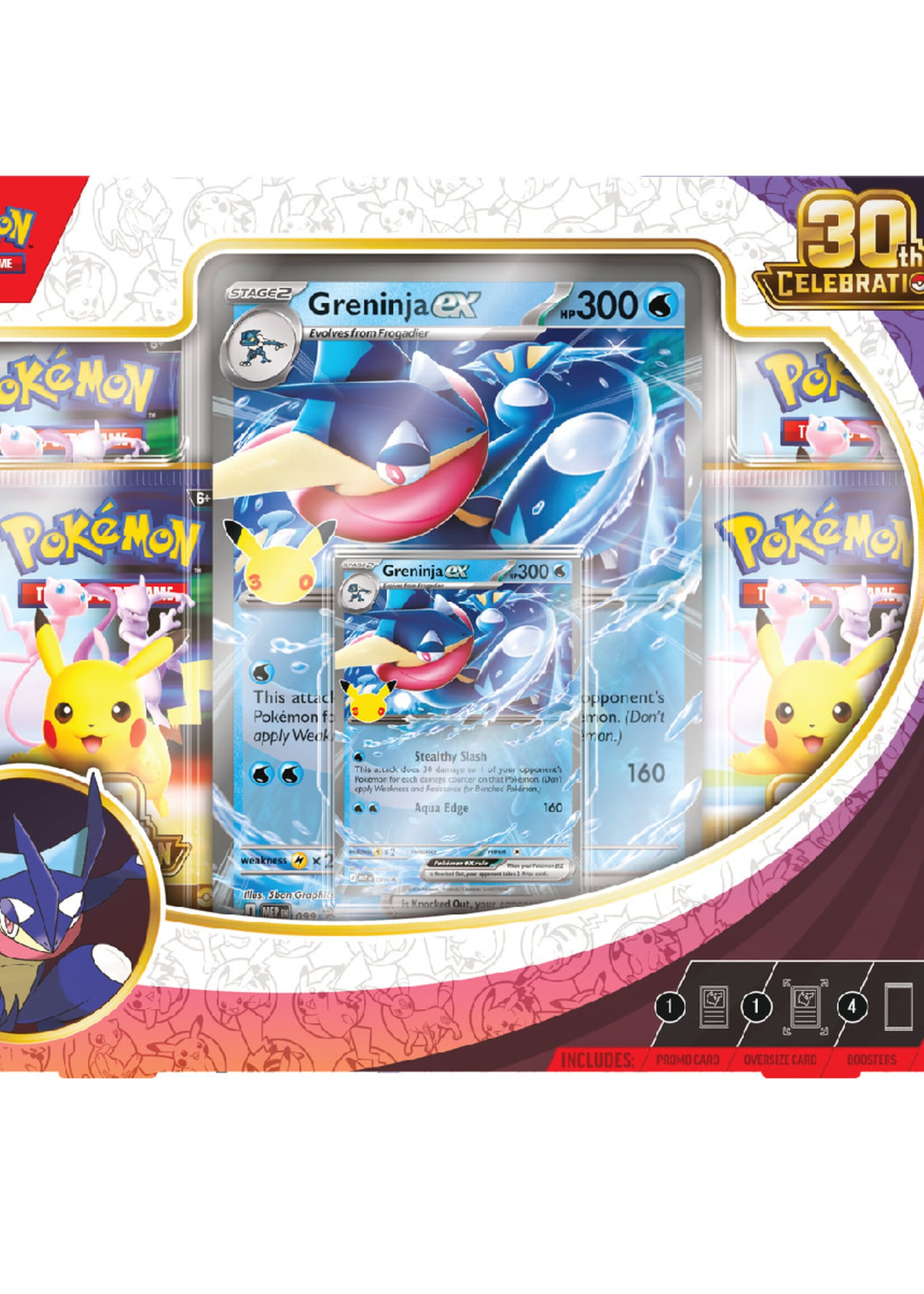 Pokémon 30th Celebration Greninja Ex Box
