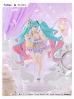 Hatsune Miku Yumekawa Lavender Statue Tenitol 21cm