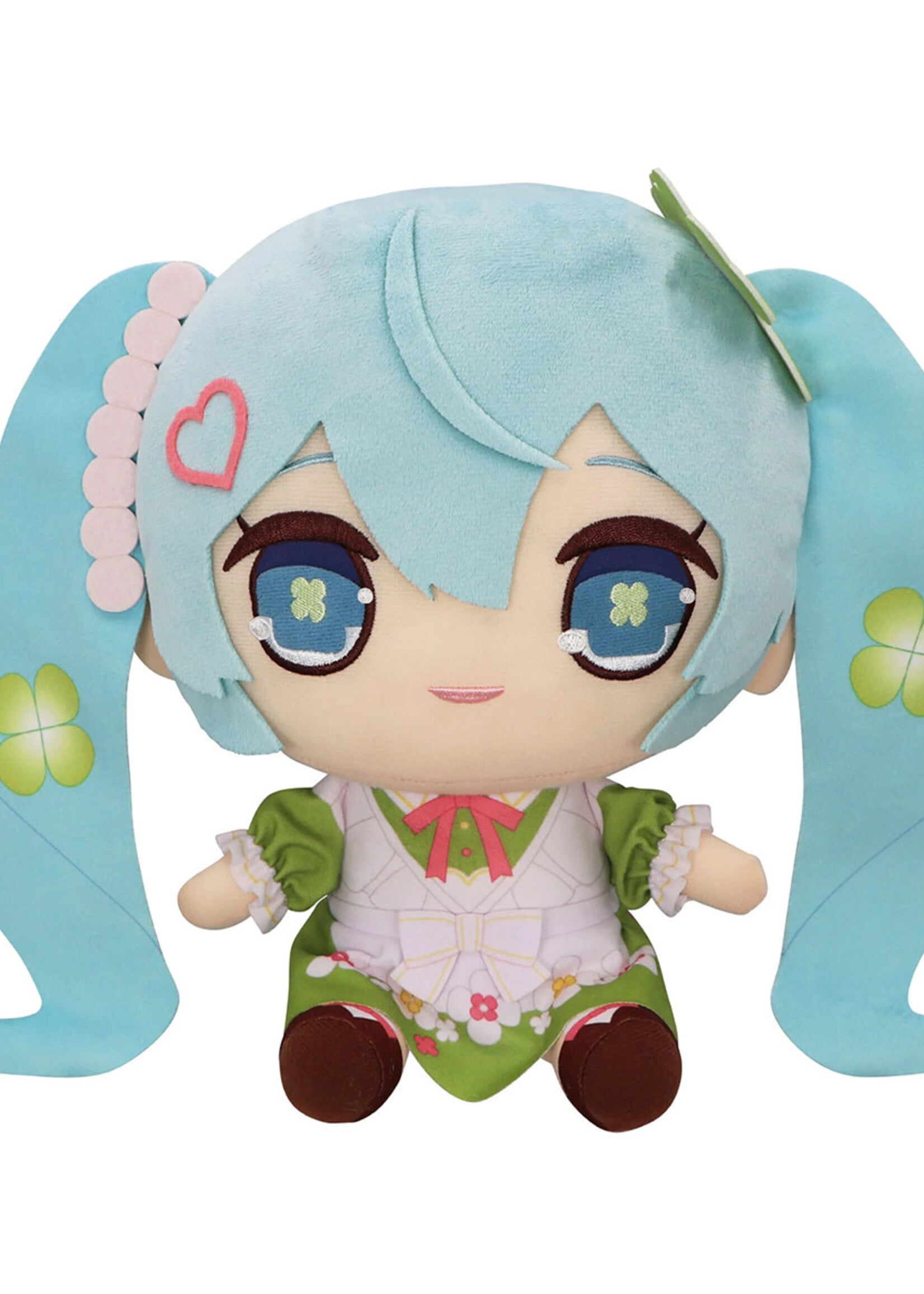 Hatsune Miku Kyurumaru Clover Big Knuffel Toy 26cm
