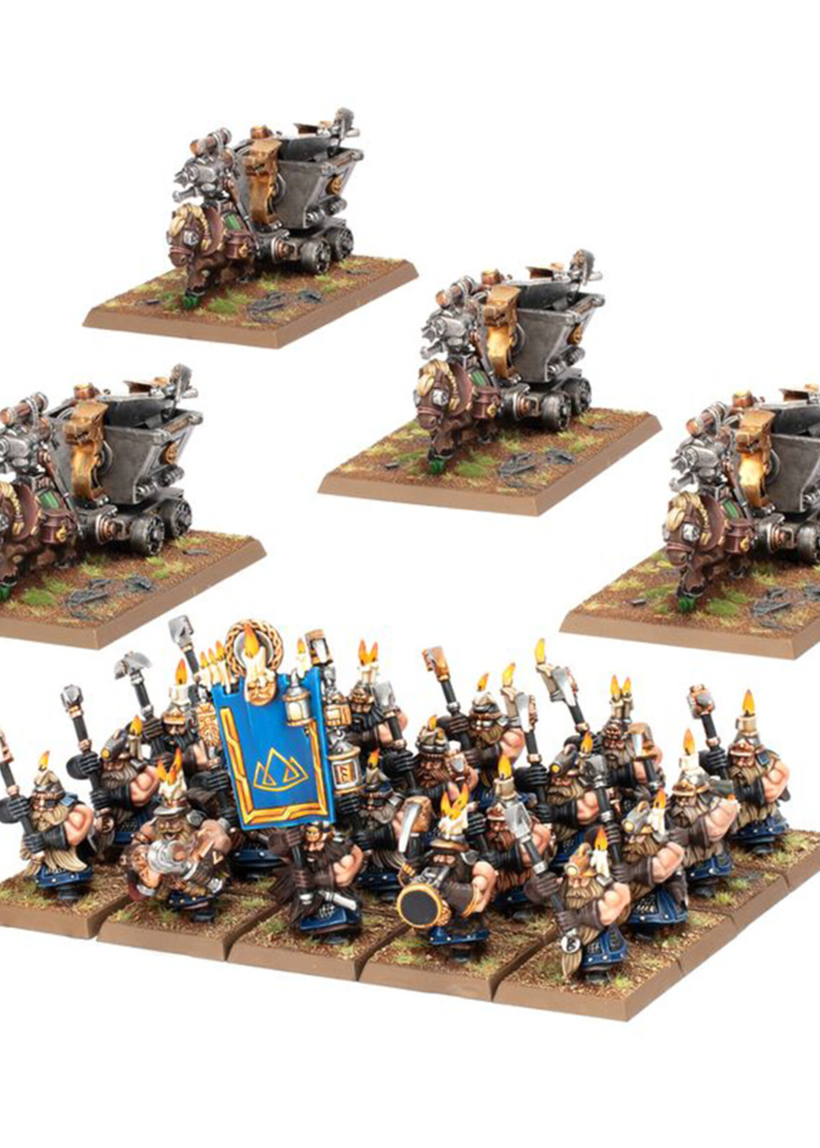 Dwarfen Mountain Holds Dwarf Miners Warhammer TOW