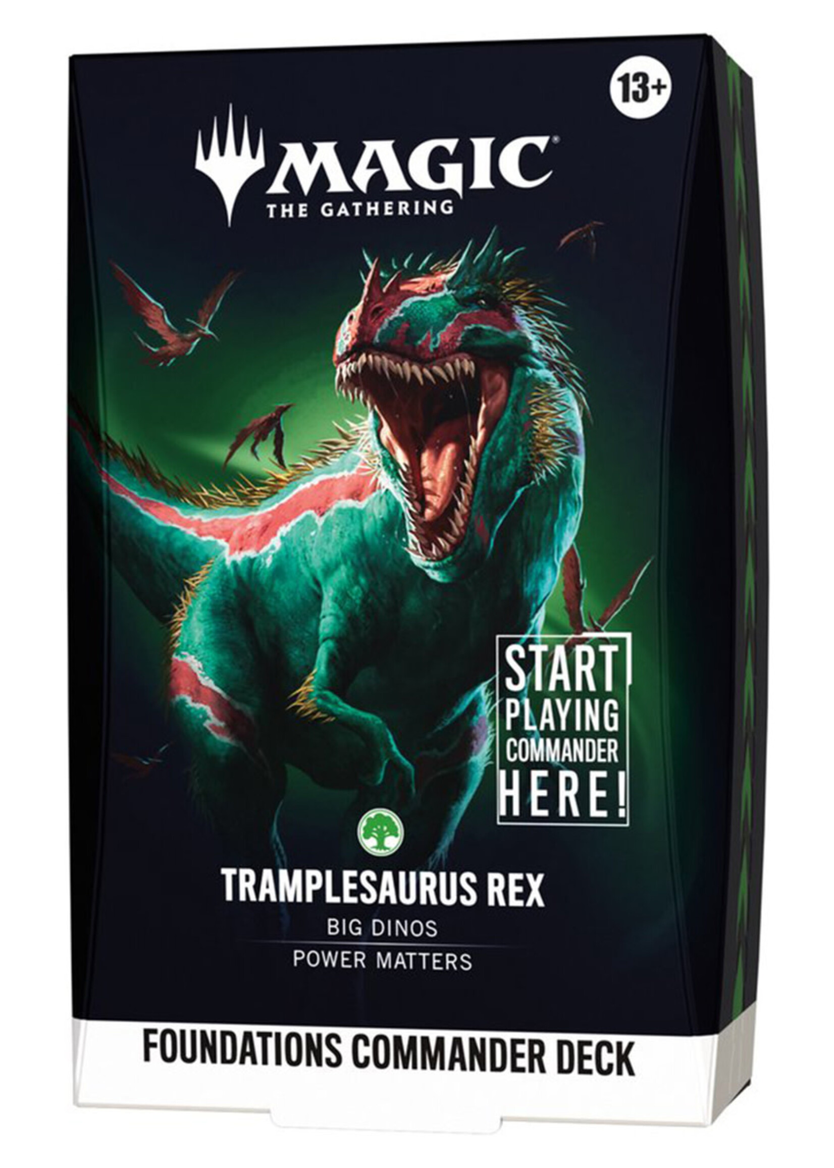 Magic Foundations Starter Commander Deck Tramplesaurus Rex