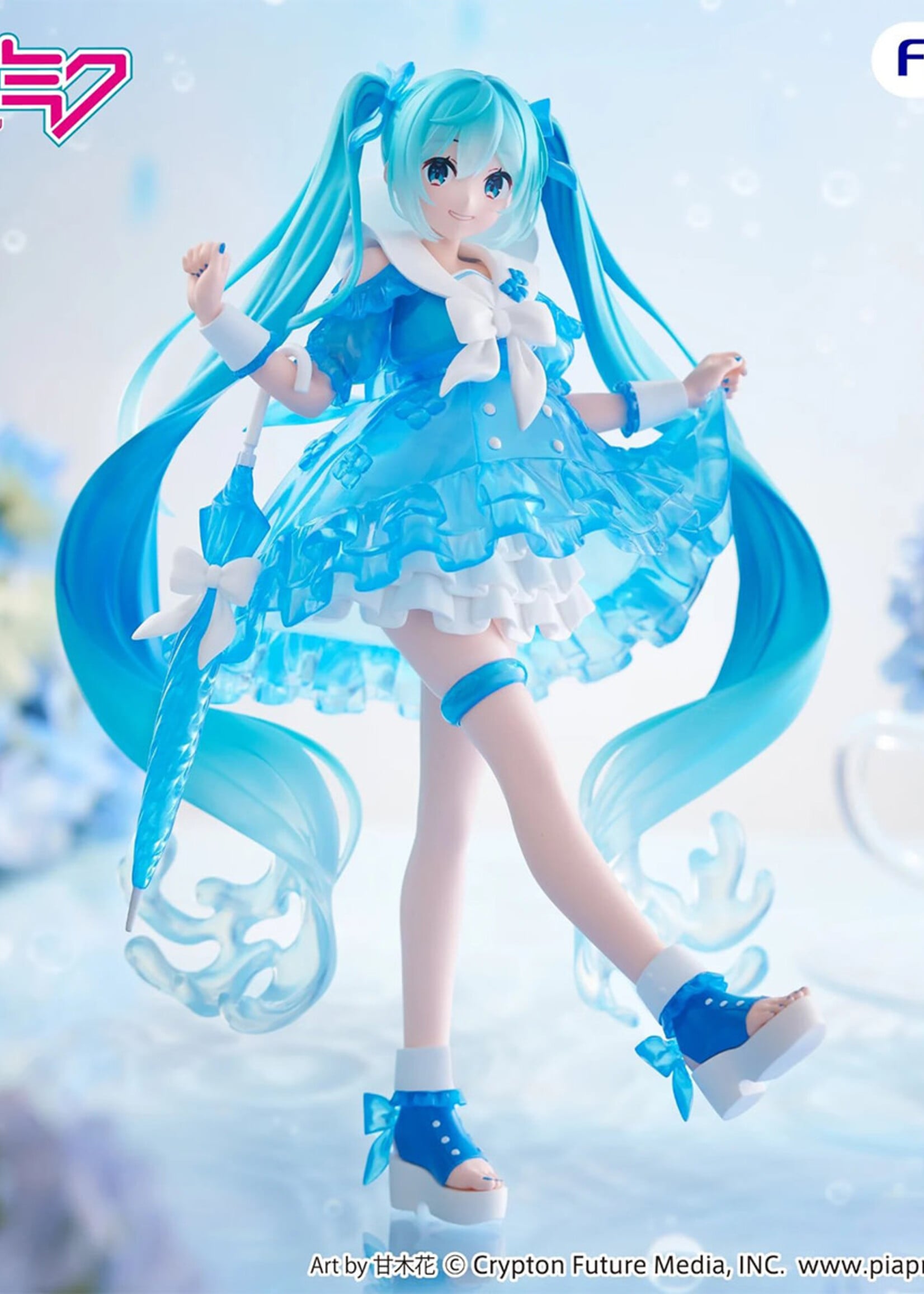 Hatsune Miku Rainy Dance Statue Trio Try It 19cm