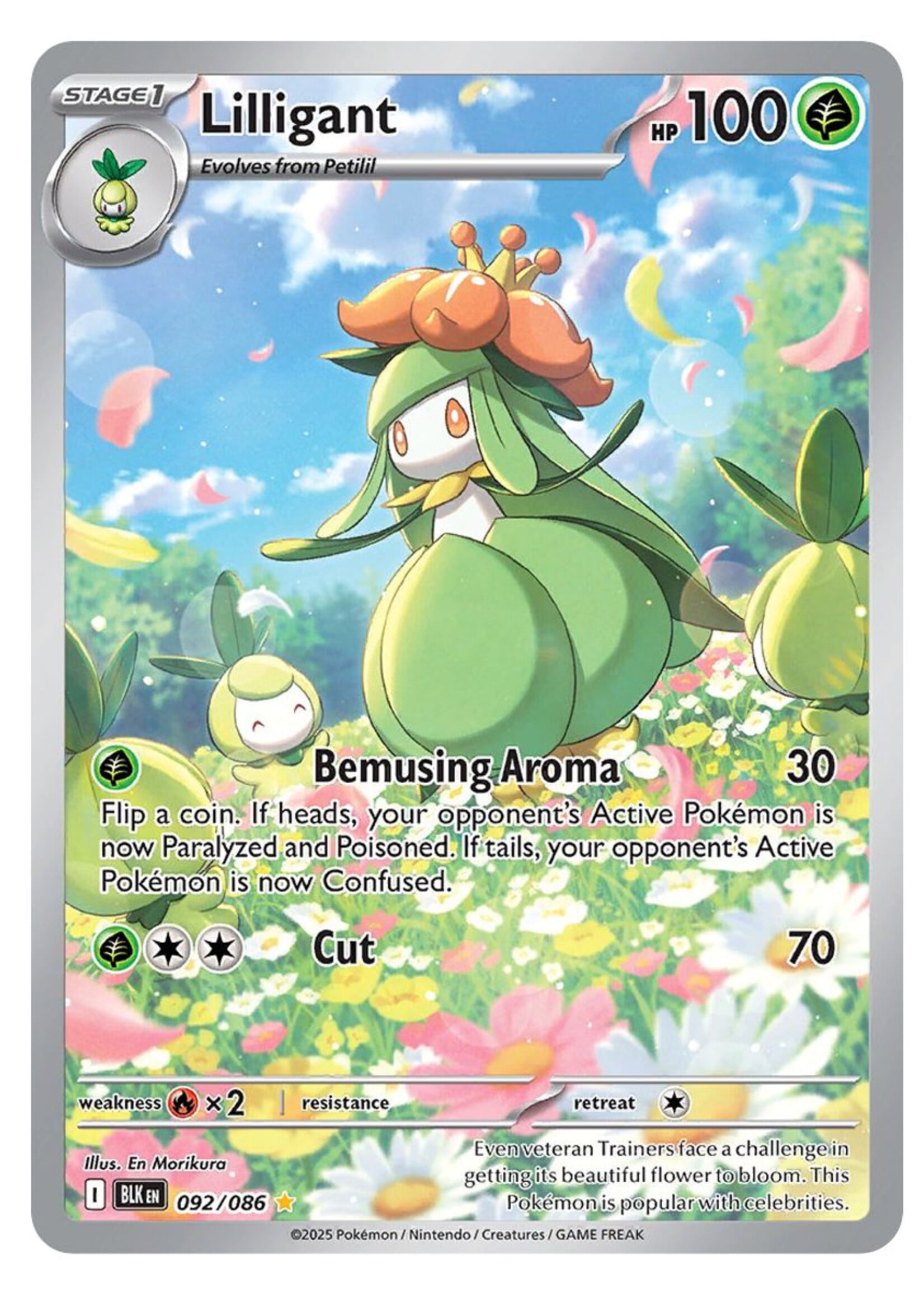 Lilligant 92 (BLK): near mint