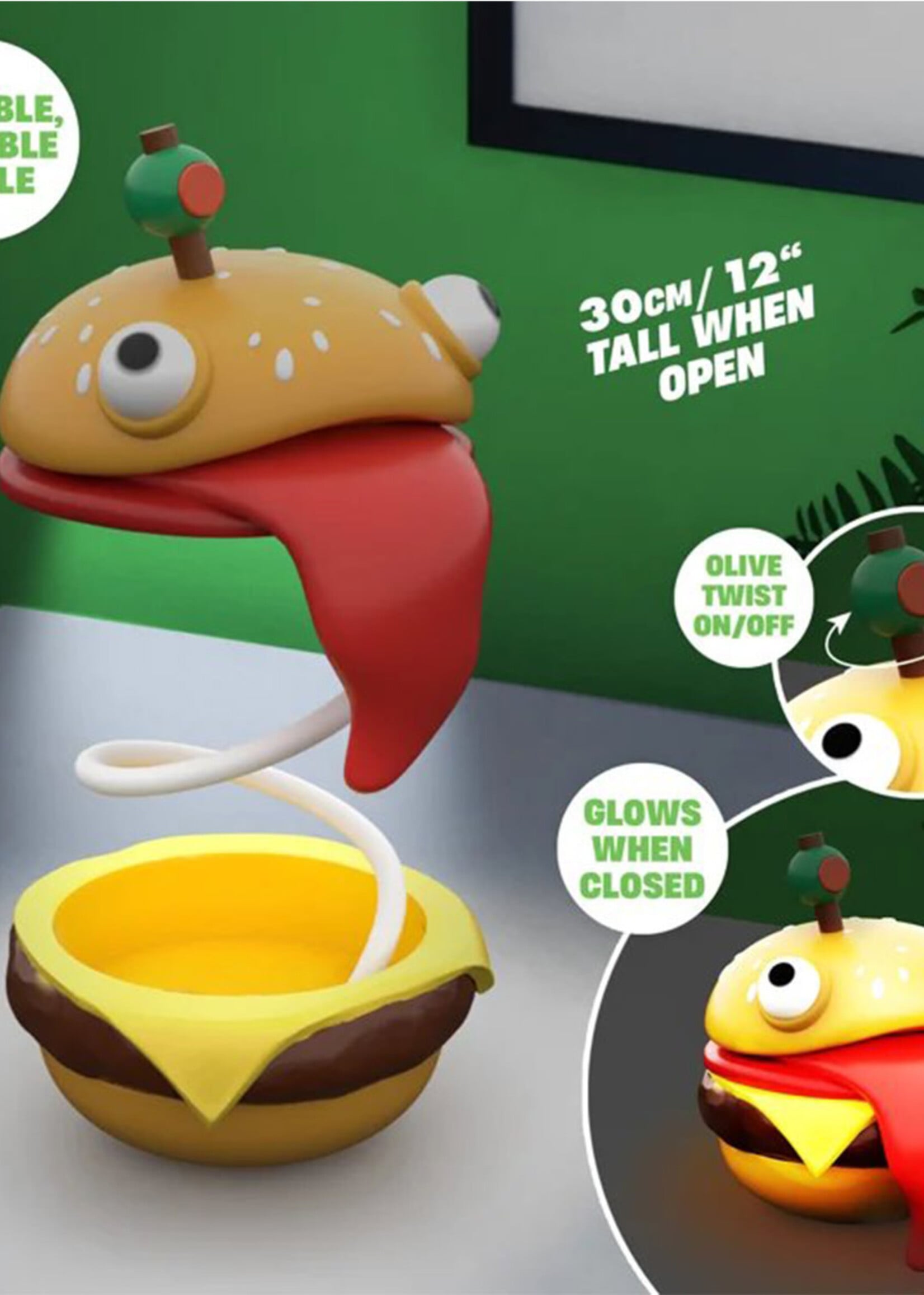 Fortnite Durrr Burger Lamp 30cm