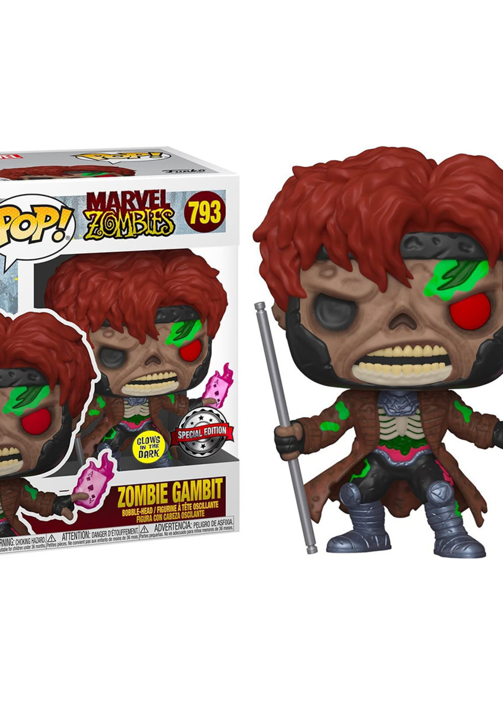 Marvel Zombies Funko Pop N° 793 Zombie Gambit