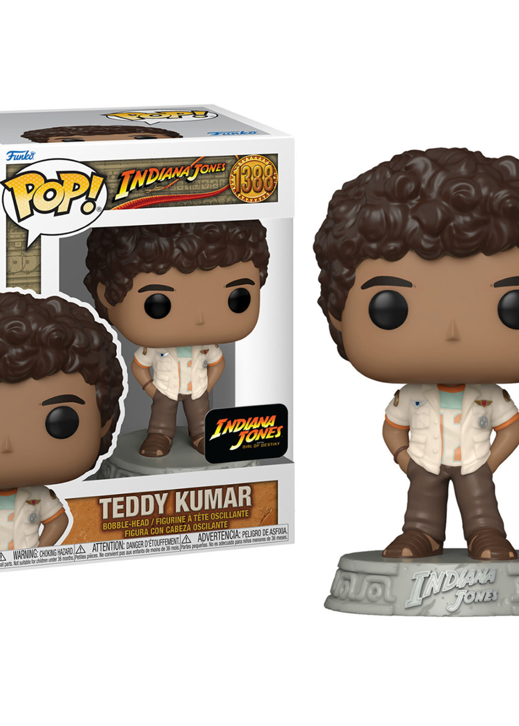 Indiana Jones 5 Funko Pop N° 1388 Teddy Kumar