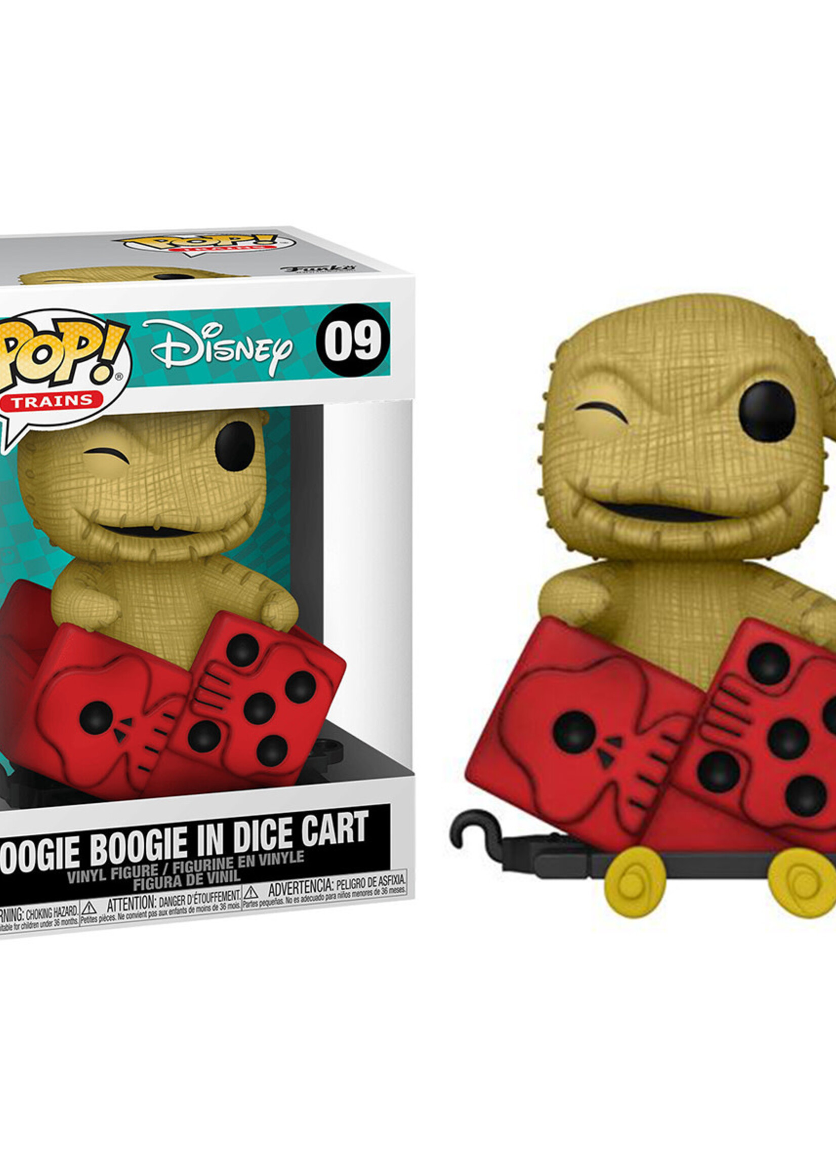 Disney Funko Pop N° 09 Oogie Boogie In Dice Cart