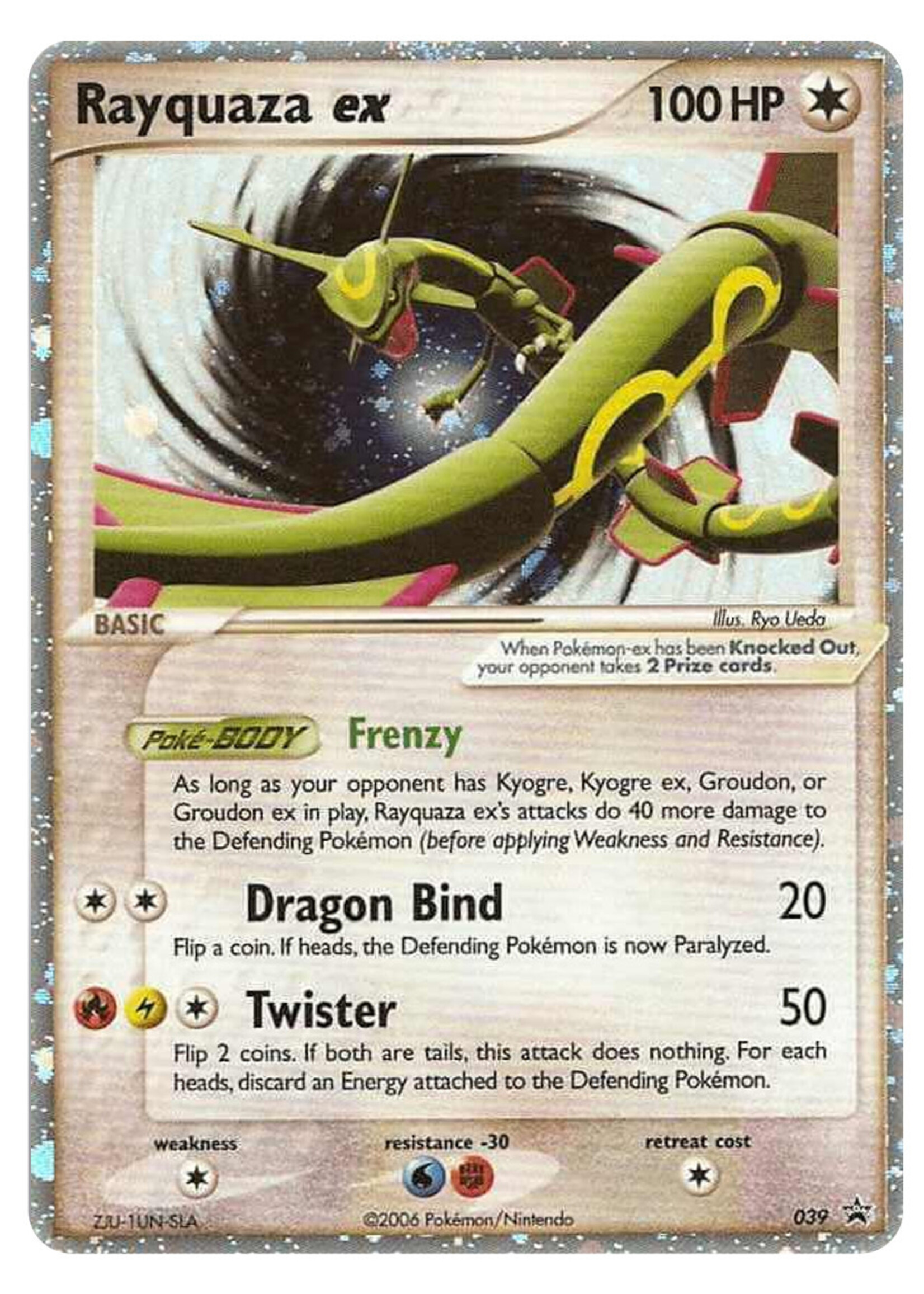 Rayquaza ex 39 (NP): good+/excellent