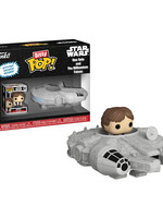 Star Wars Bitty Pop Ride Han Solo With Milennium Falcon