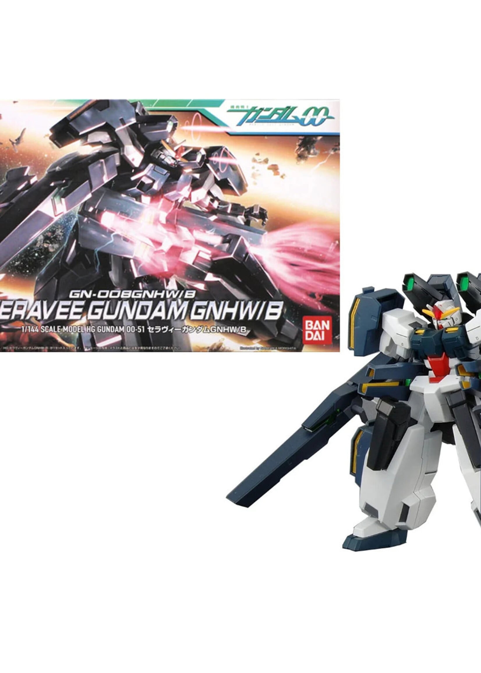 Gundam HG 1/44 Seravee Gundam GNHW/B Model Kit 13cm