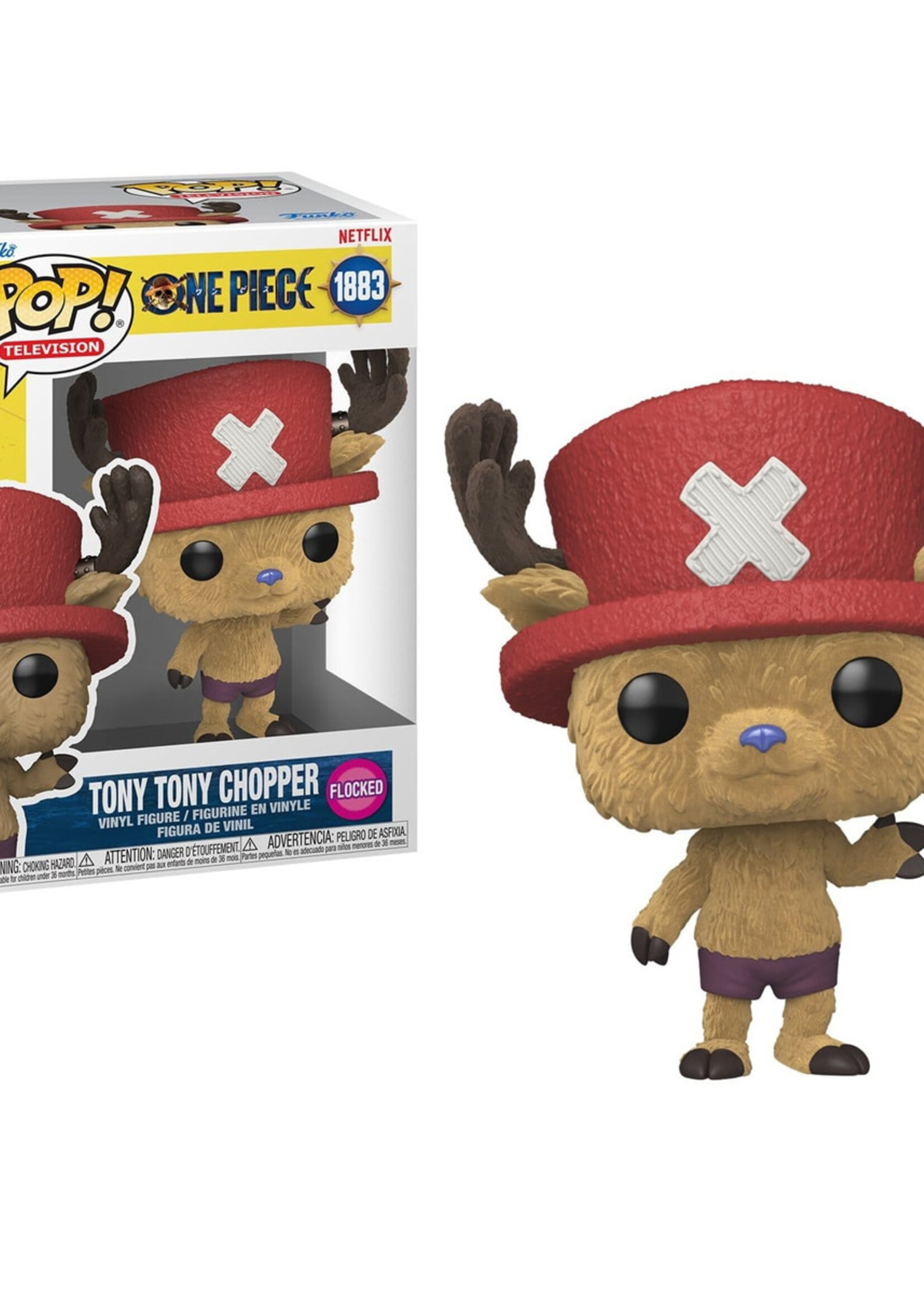 One Piece Netflix Funko Pop Tv N° 1883 Chopper Flocked
