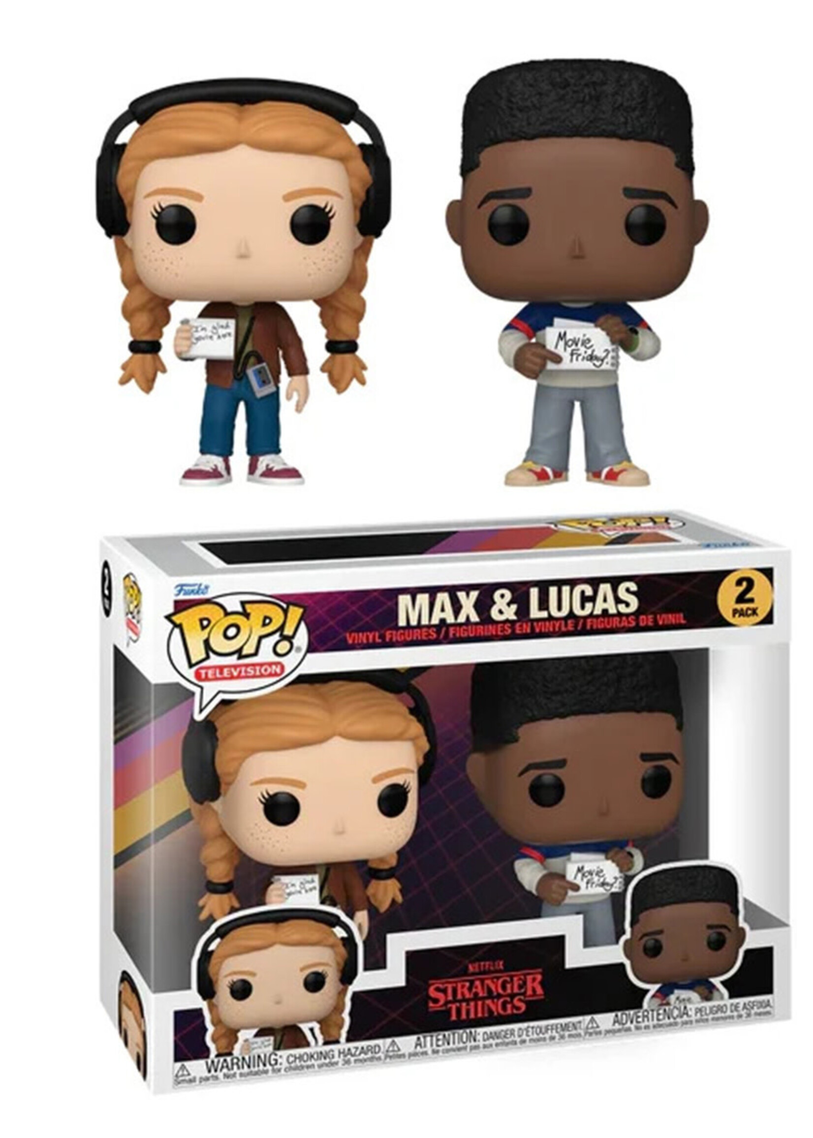 Stranger Things S4 Funko Pop TV 2 Pack Max & Lucas