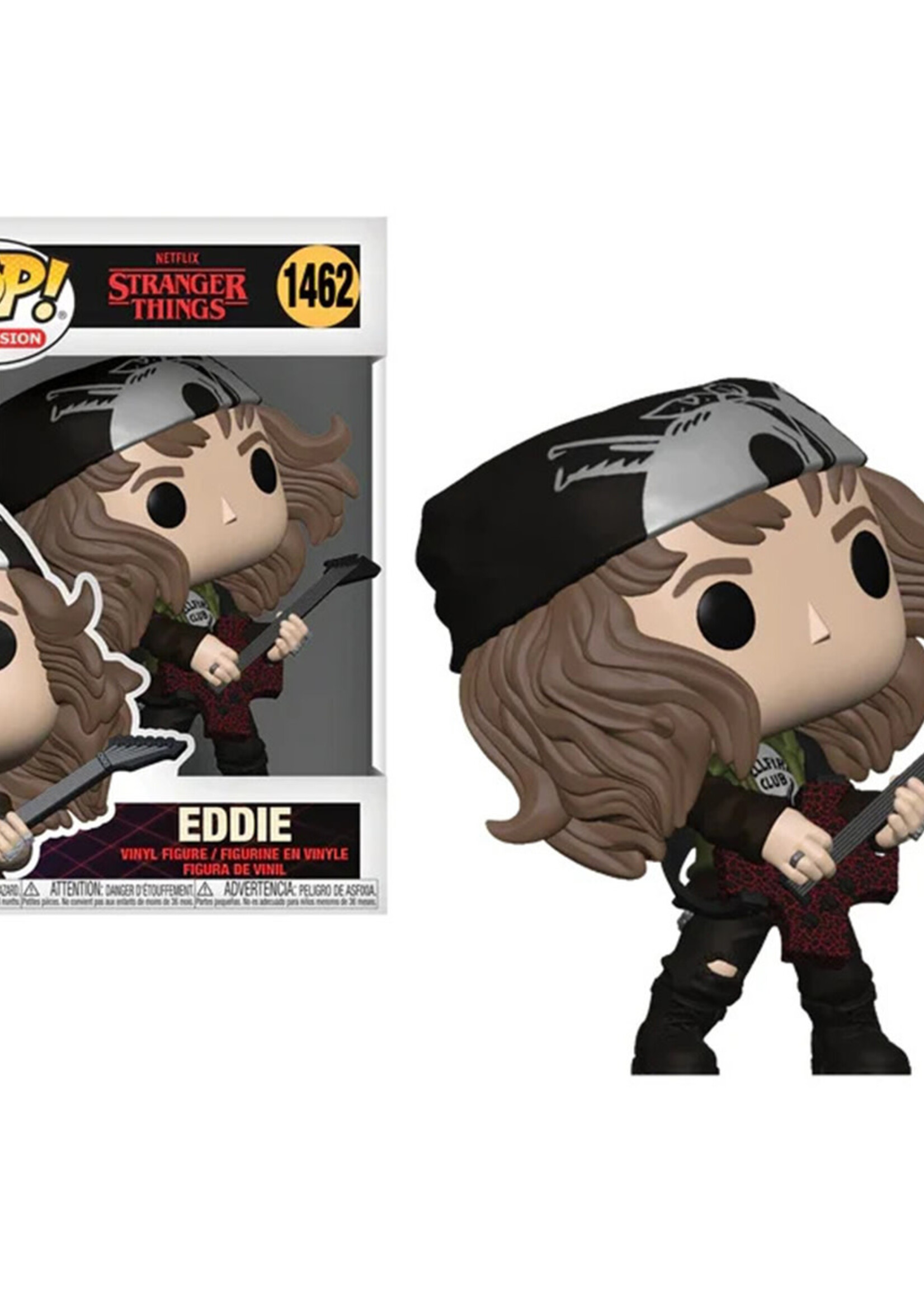 Stranger Things S4 Funko Pop N° 1462 Hunter Eddie With Guitar