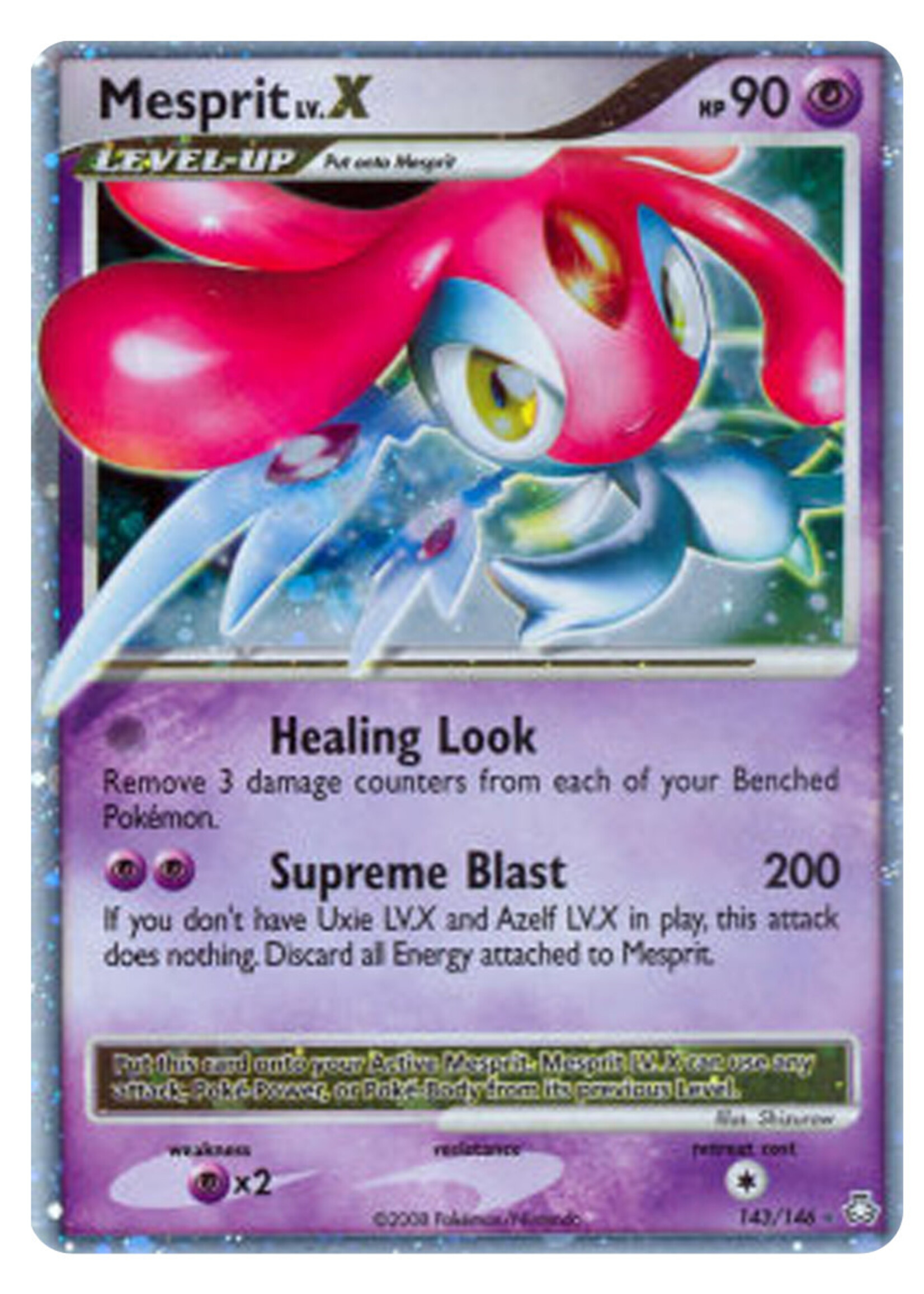 Mesprit Lv.X 143 (LA): poor