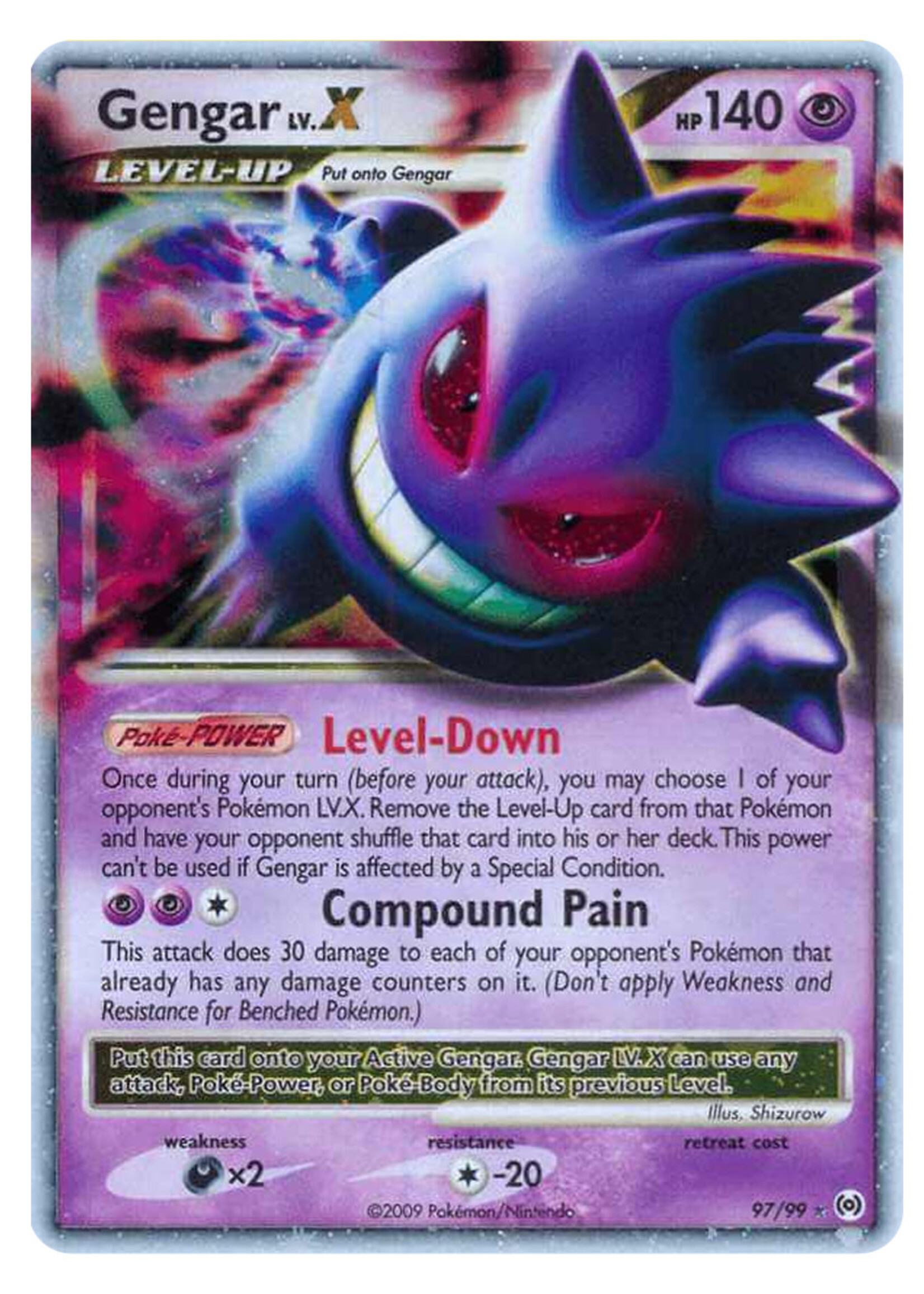 Gengar Lv.X 97 (AR): light played