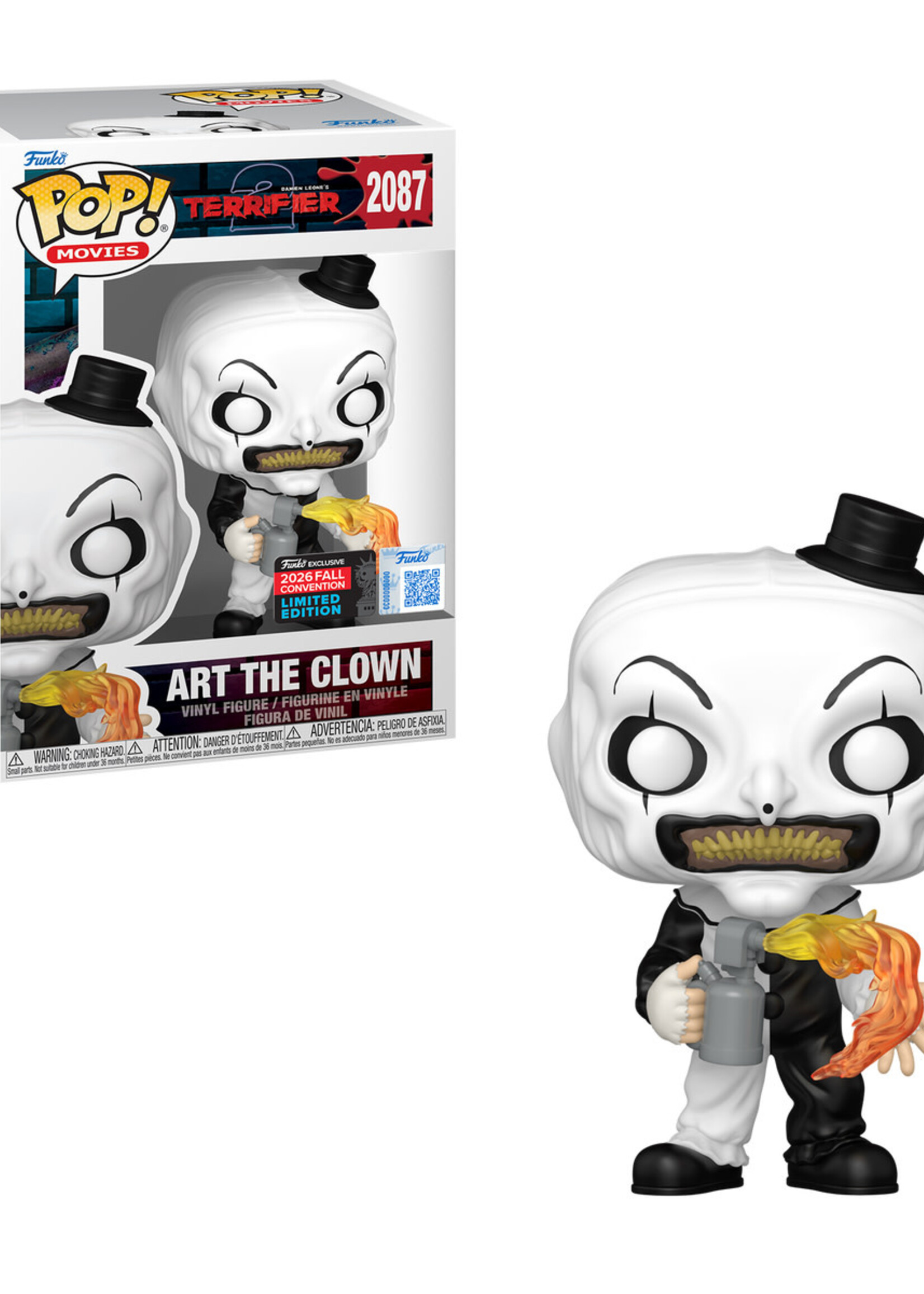 Terrifier 2 Funko Pop N° 2087 Art The Clown