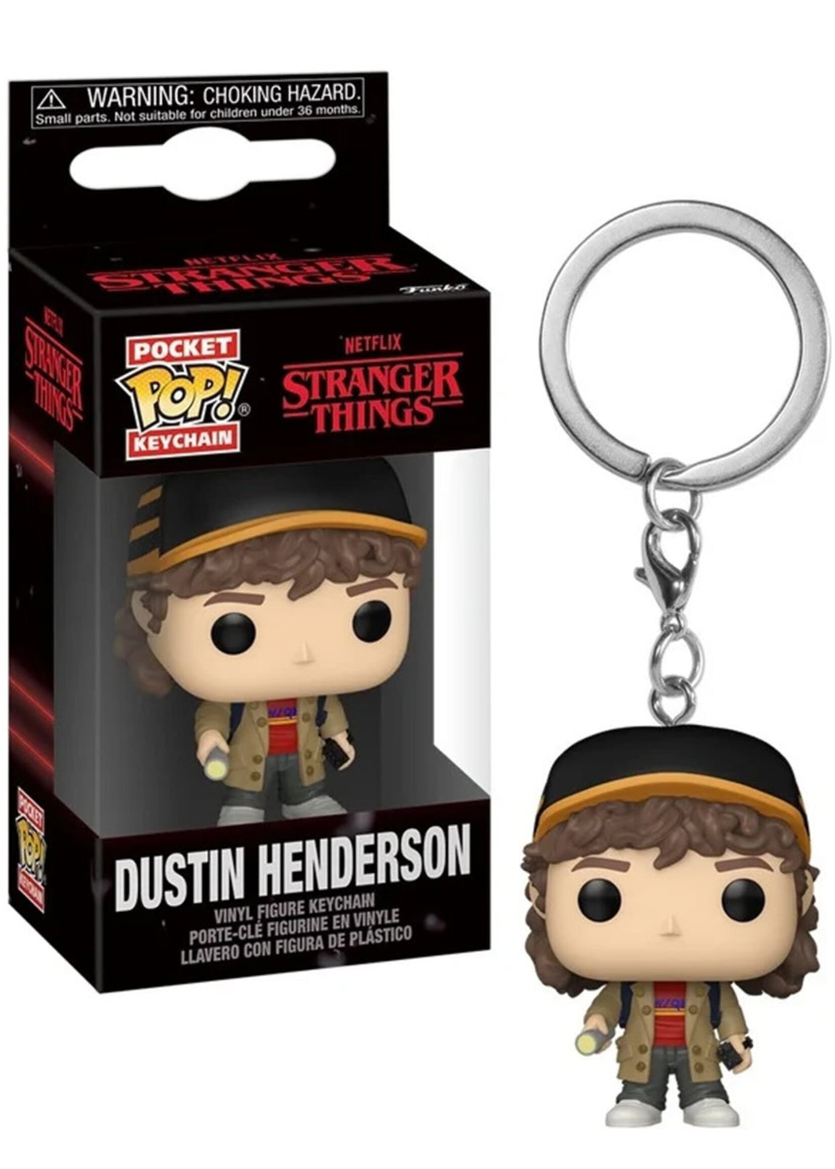 Stranger Things S5 Pocket Pop Keychain Dustin Henderson
