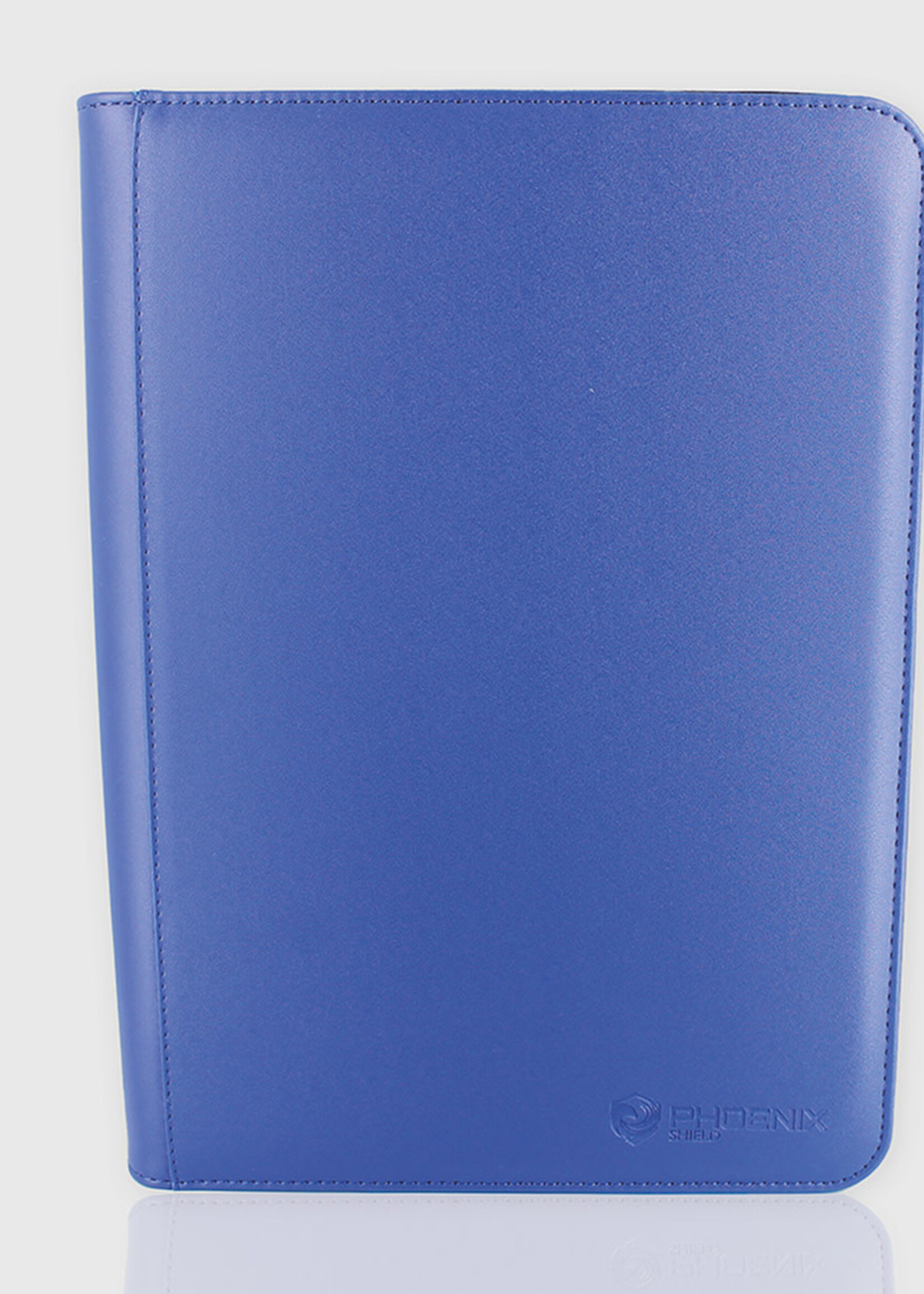 Phoenix Shield Zip 9-Pocket Portfolio Deluxe Blue For 360 Cards