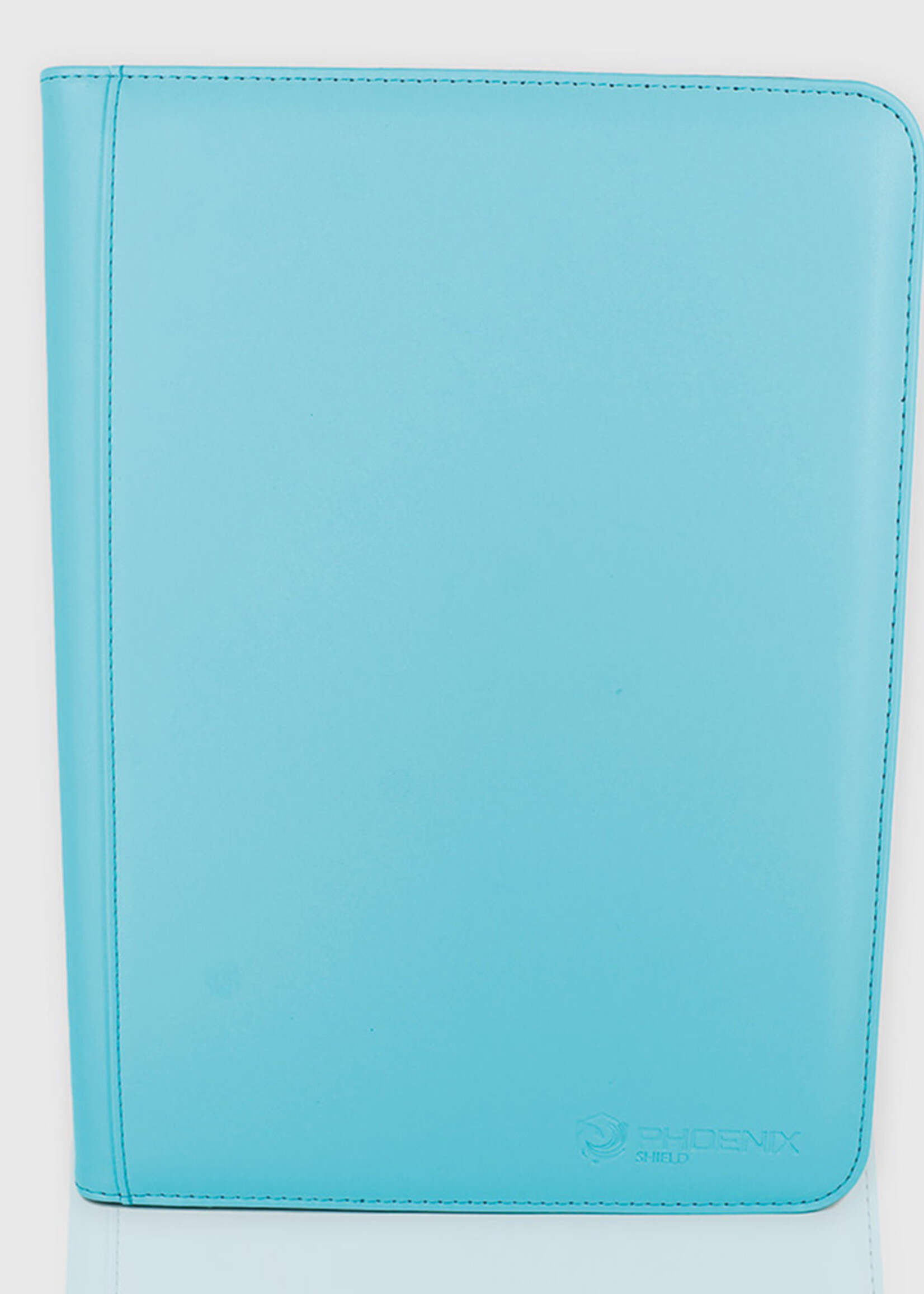 Phoenix Shield Zip 9-Pocket Portfolio Deluxe Turquoise For 360 Cards