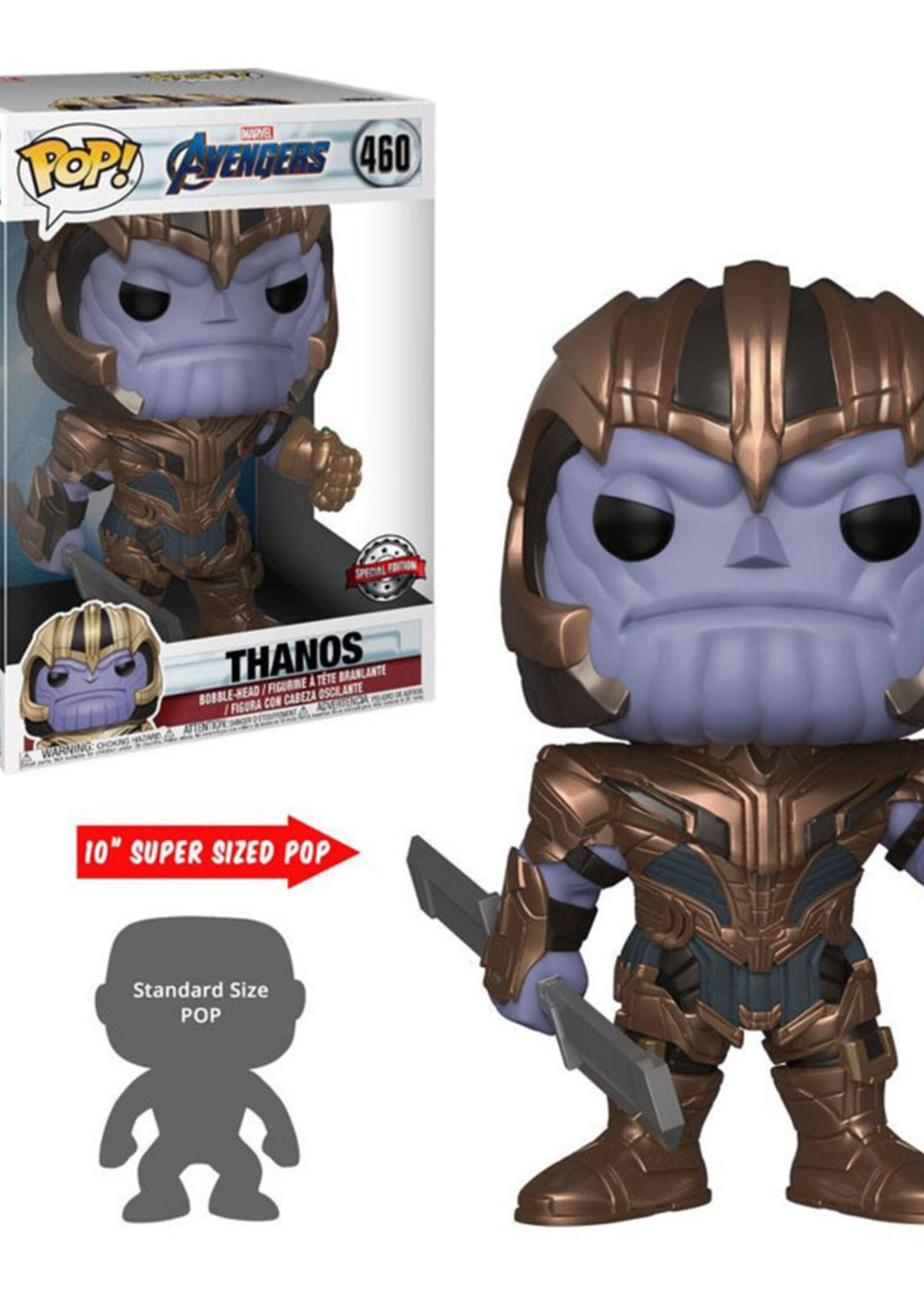 Marvel Funko Pop Jumbo N° 460 Thanos