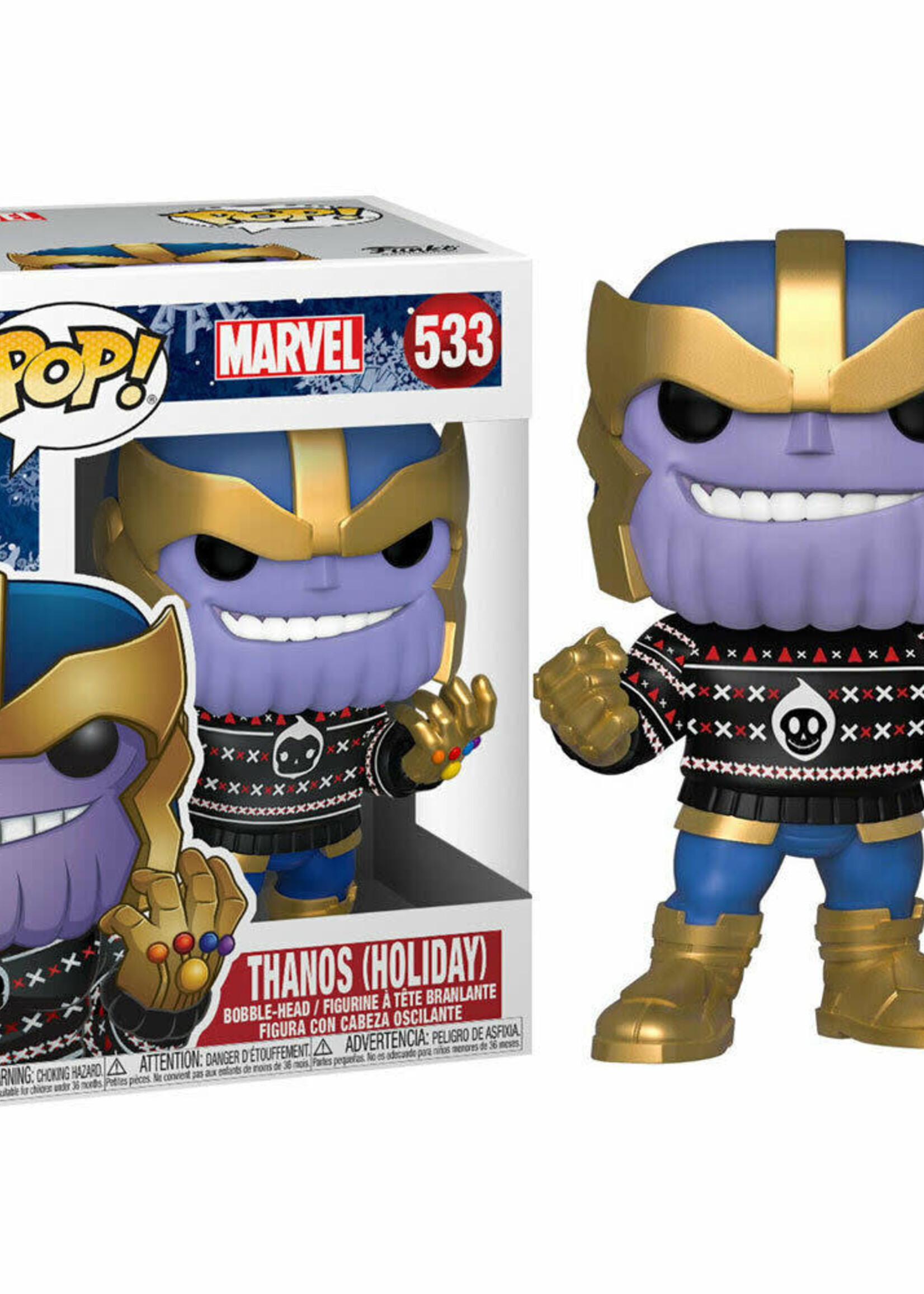 Marvel Funko Pop N° 533 Thanos (Holiday)