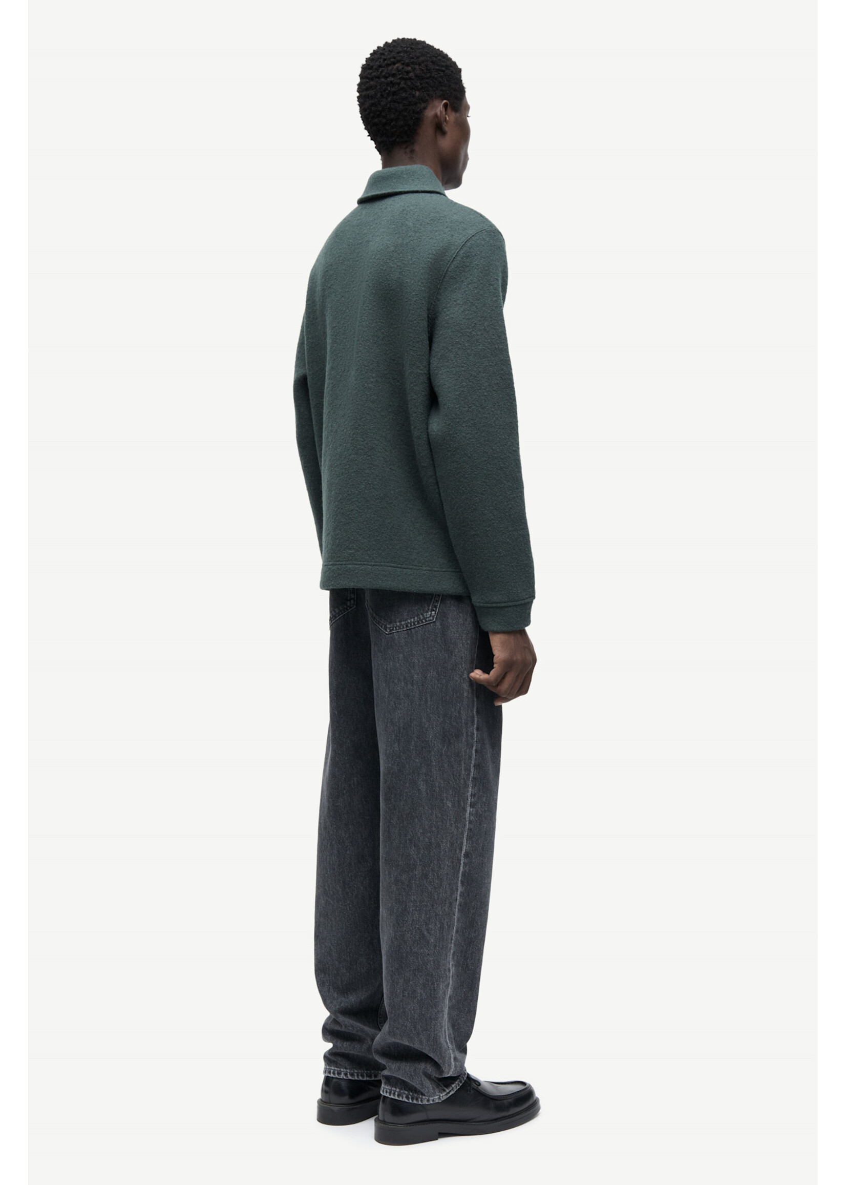 Samsøe Samsøe Hannes Full Zip - Dark Evergreen