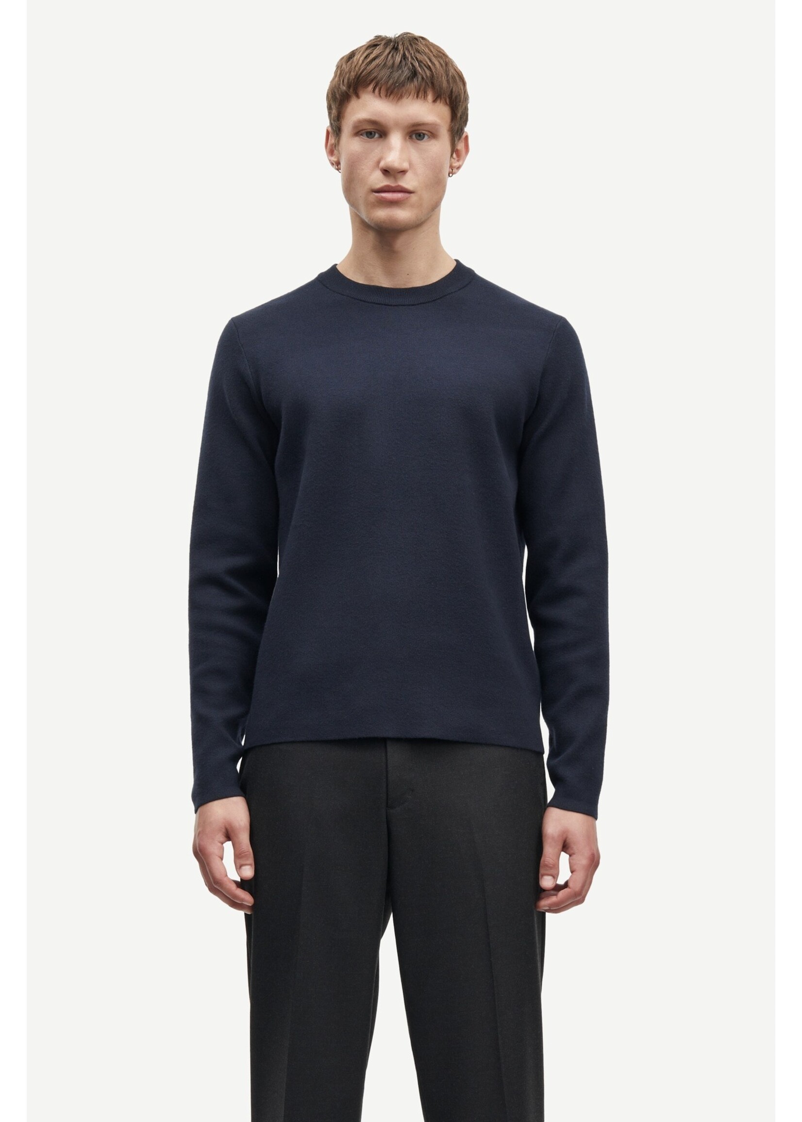 Samsøe Samsøe Gunan Crewneck - Sky Captain