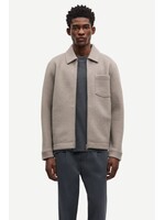 Samsøe Samsøe Hannes full zip - Elephant Skin