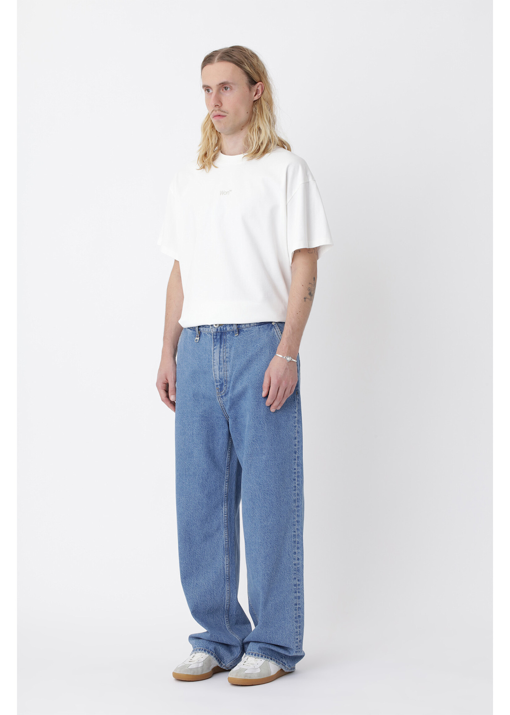 Won Hundred Dian Pants - Yal Medium Blue