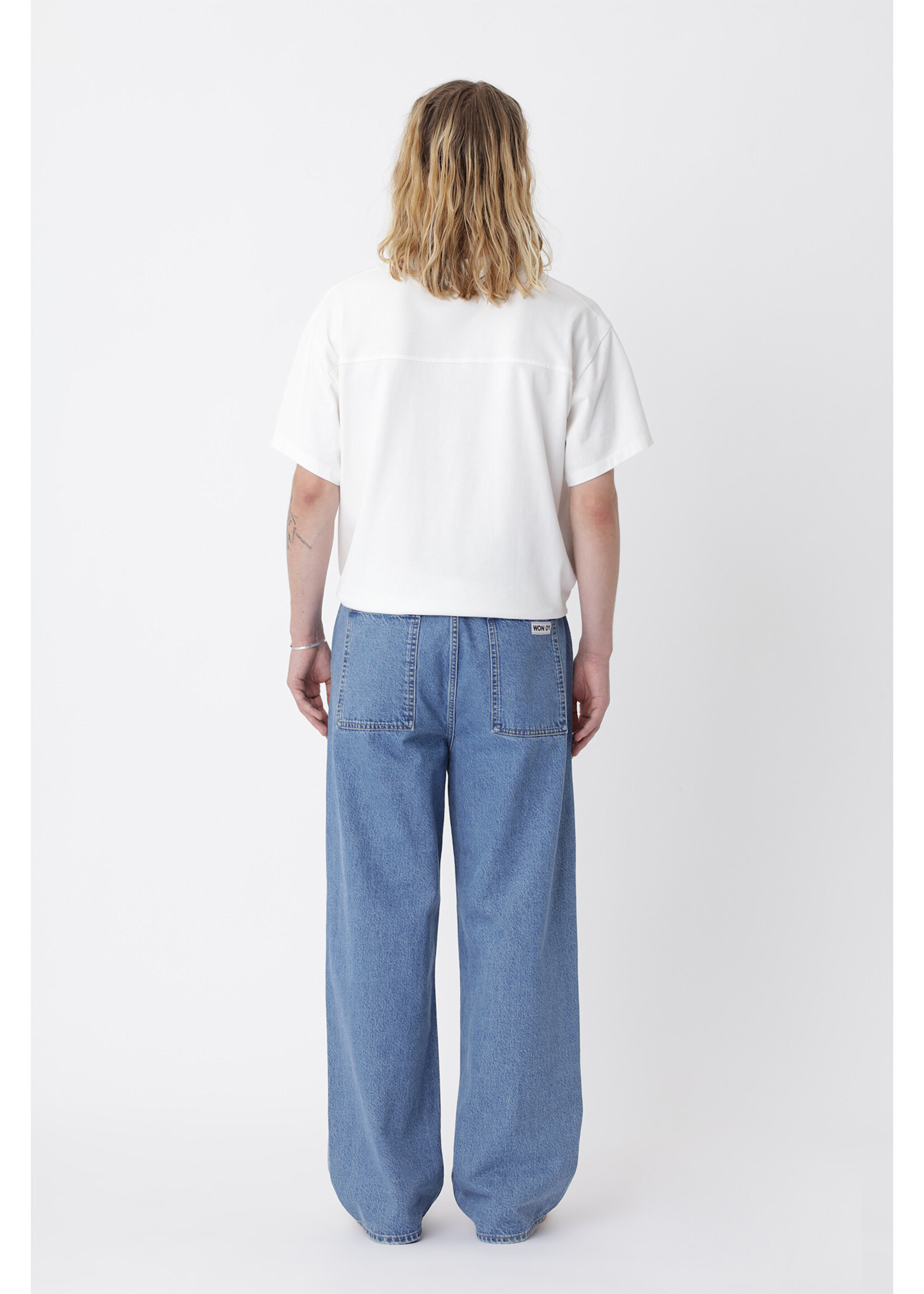 Won Hundred Dian Pants - Yal Medium Blue