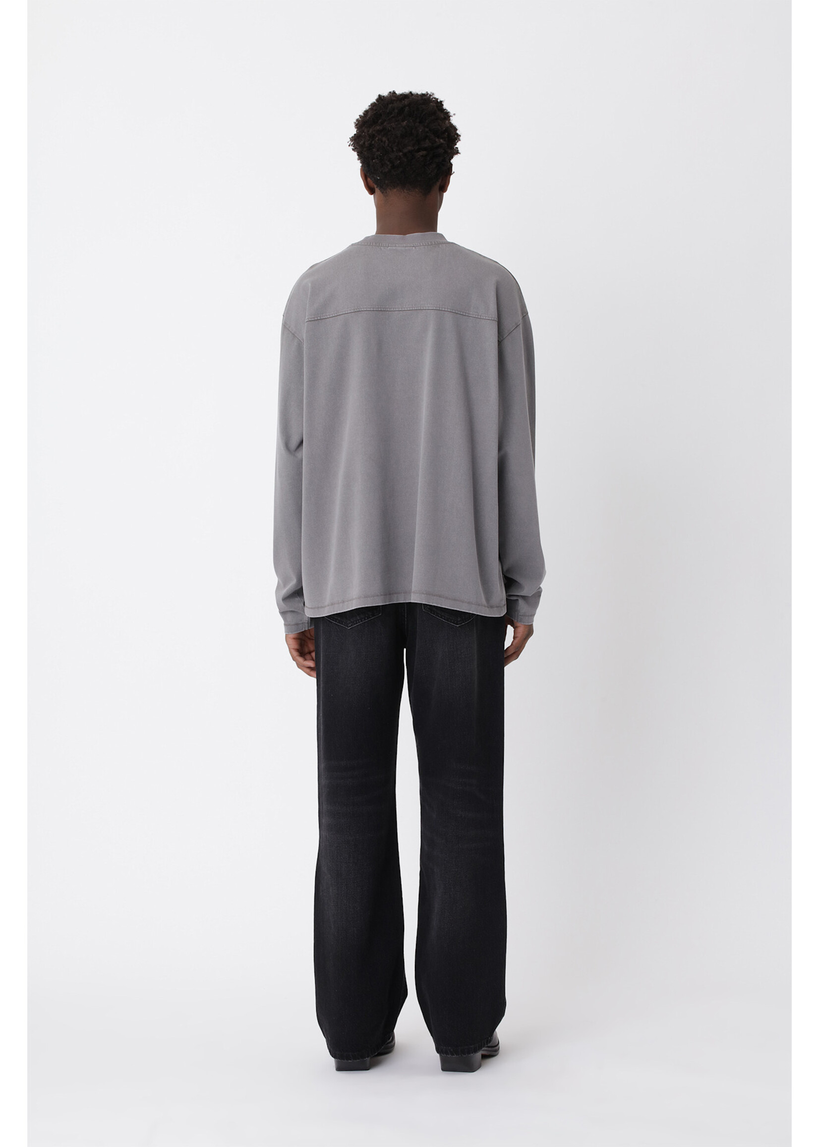 Won Hundred Won Hundred Staff Boxy LS - Washed Steel Grey