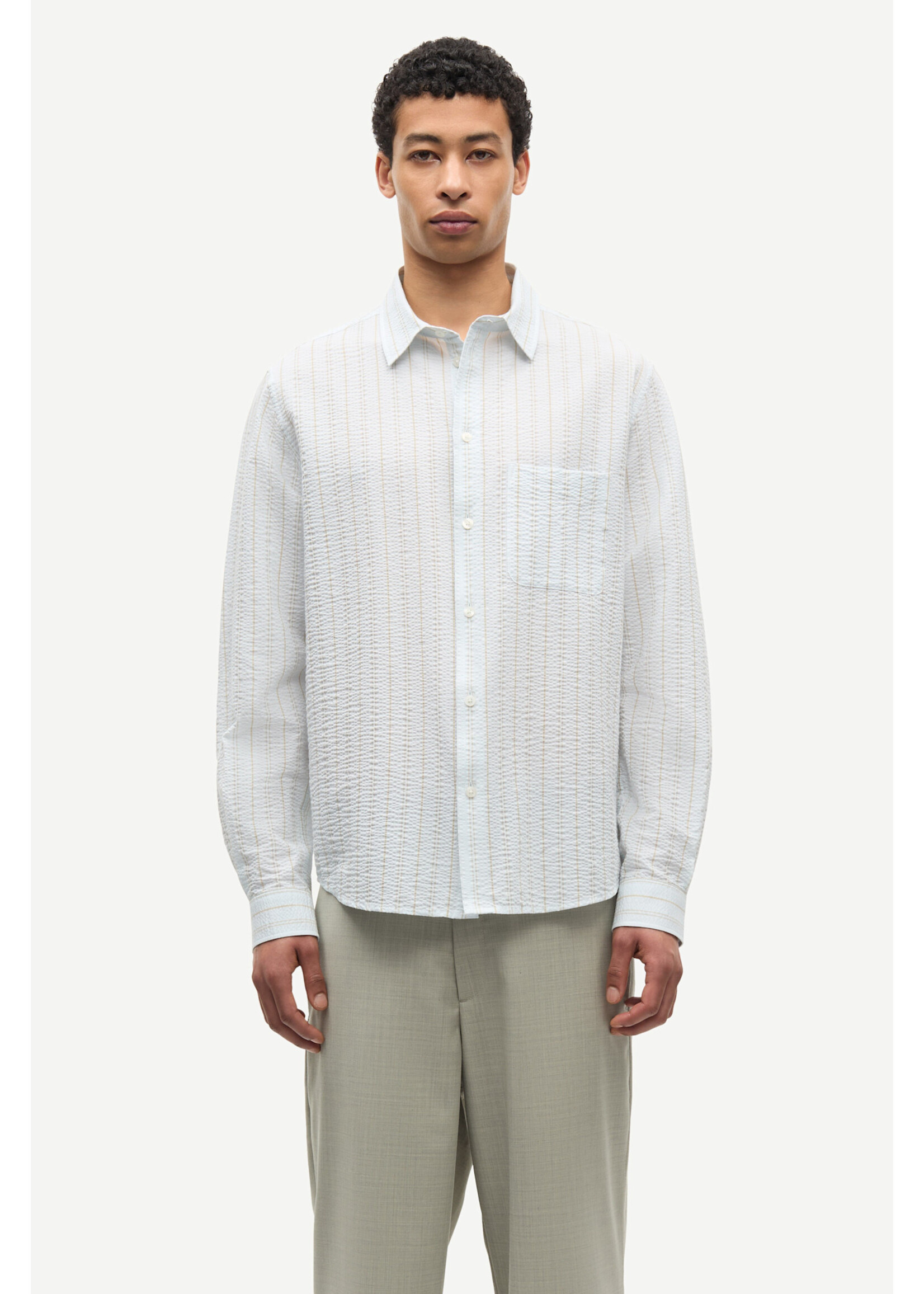 Samsøe Samsøe Samsoe Samsoe Saryan J Shirt - Skywriting stripe