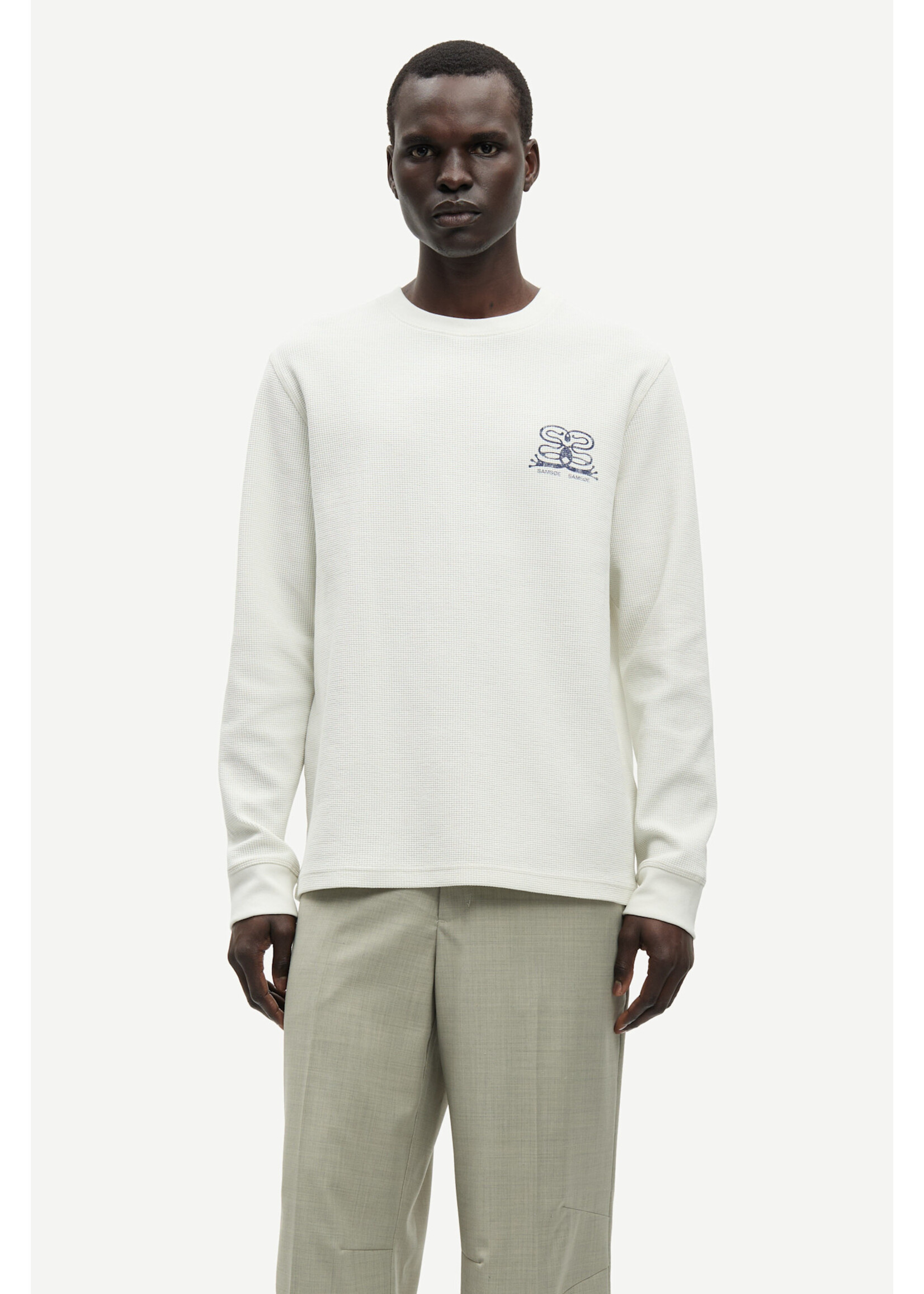 Samsøe Samsøe Samsoe Samsoe Safellow LS t-shirt - Clear Cream