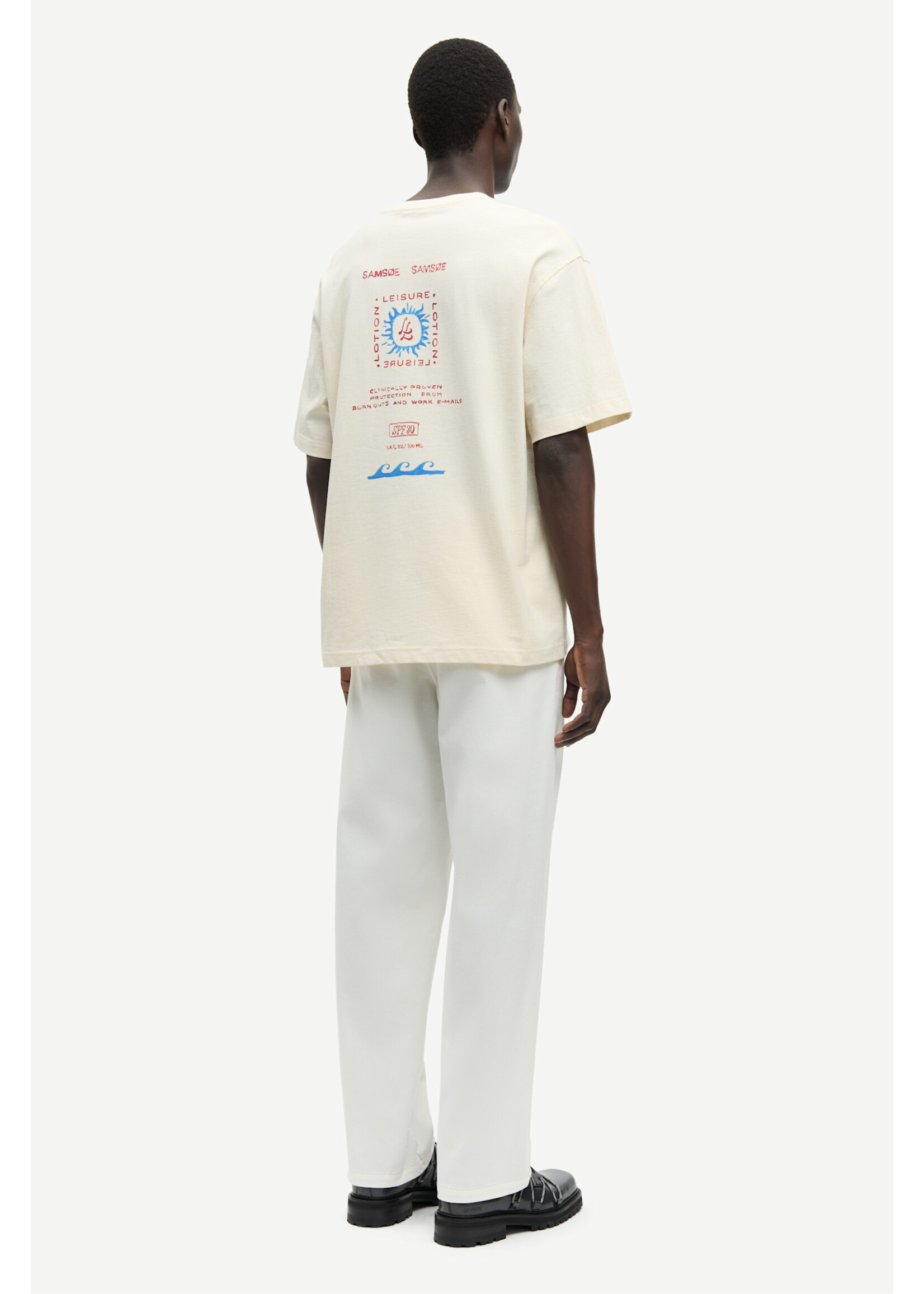 Samsøe Samsøe Samsoe Samsoe Sagergei t-shirt - Neutral Leisure