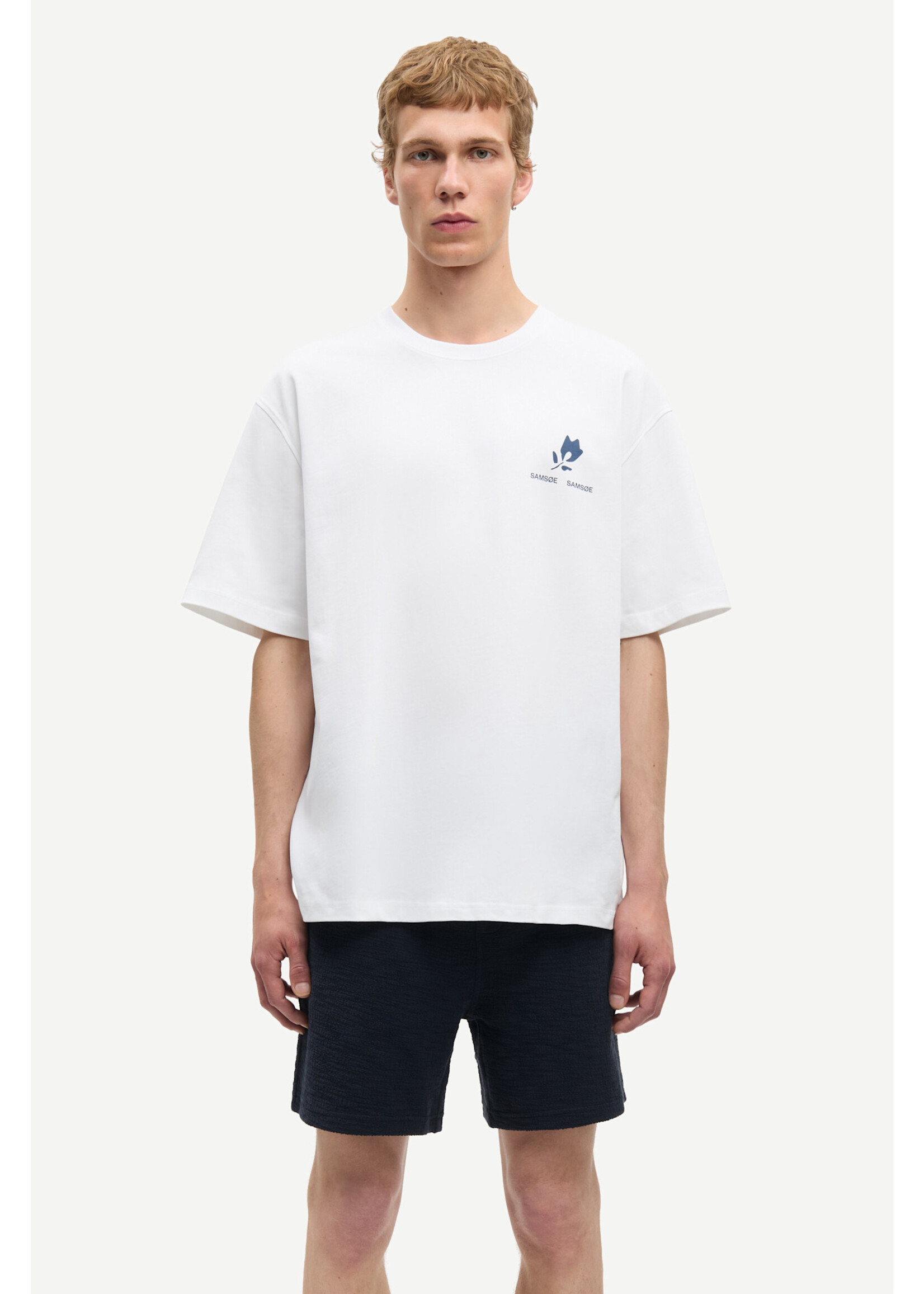 Samsøe Samsøe Samsoe Samsoe Sacohen t-shirt - Blue Stamp