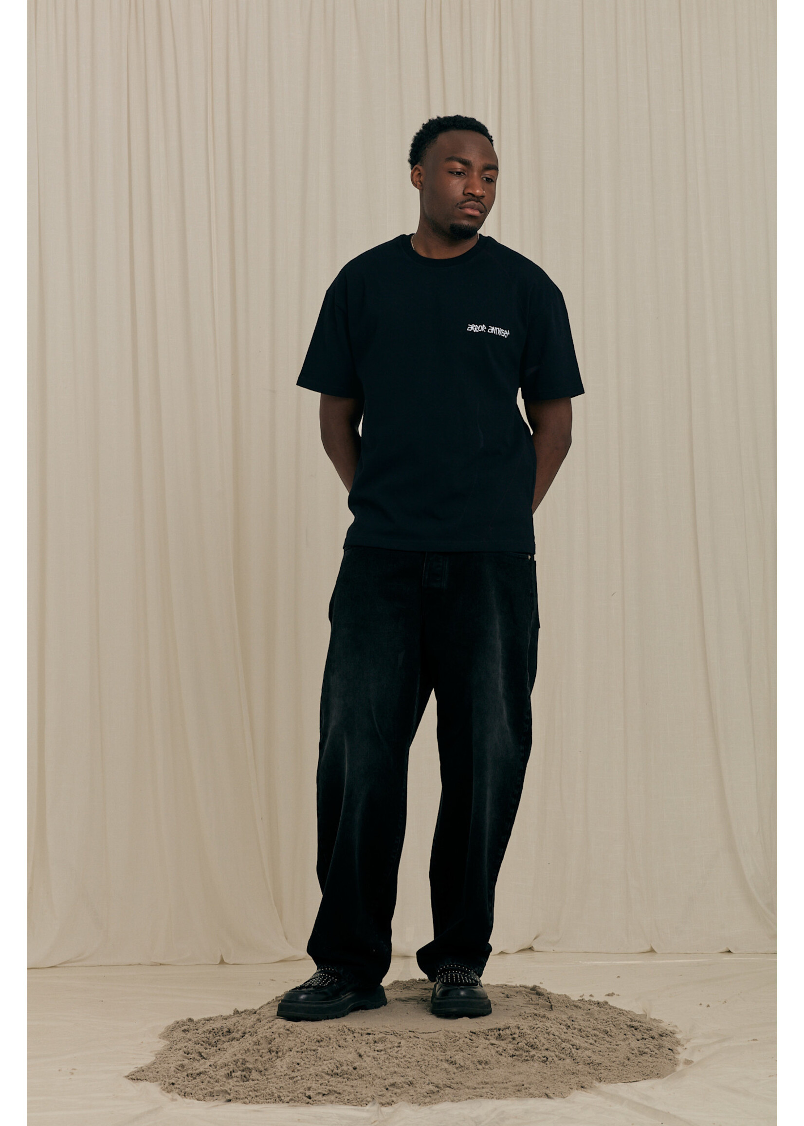 Arbor Antwerp Dotwork T-Shirt - Black