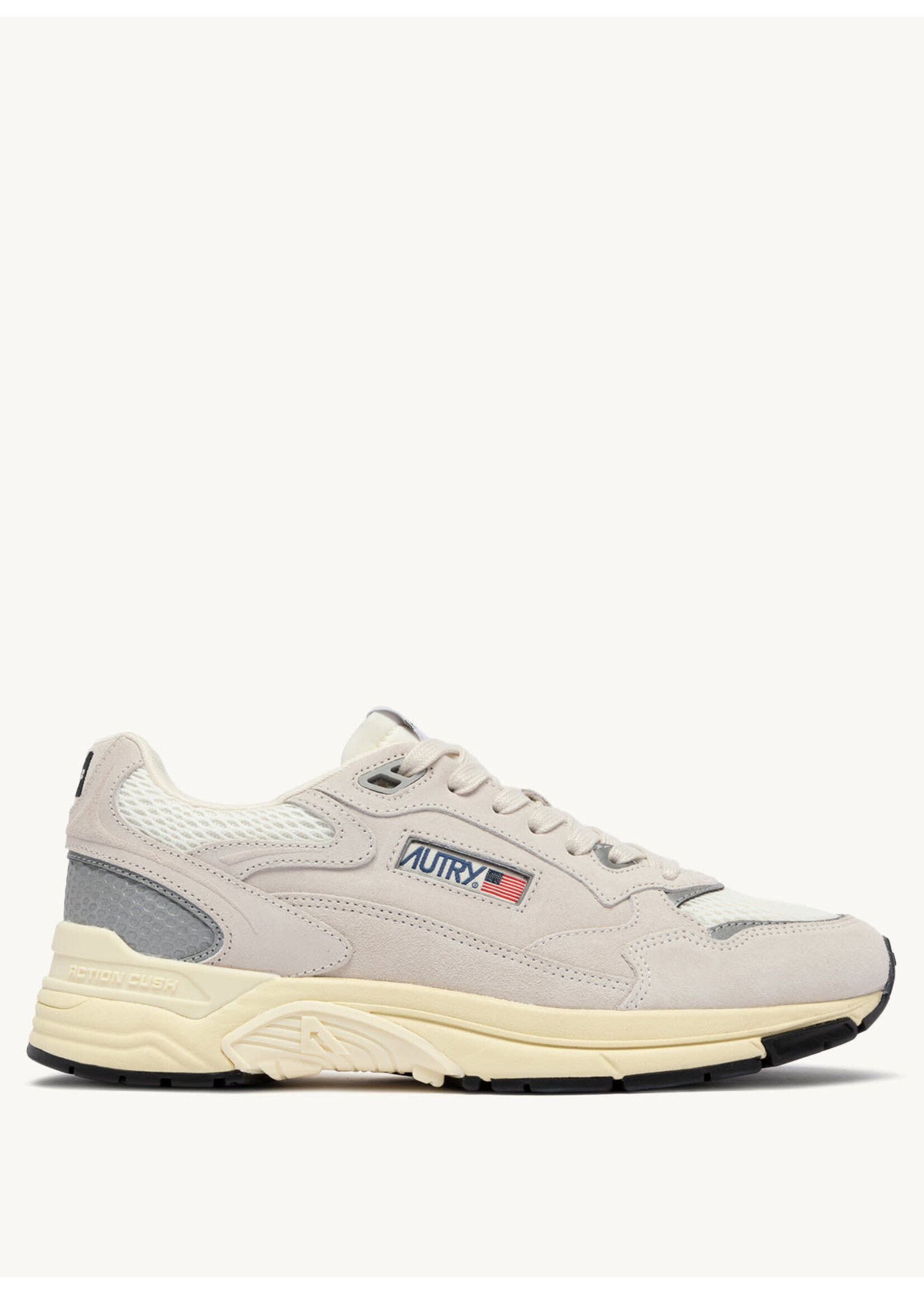 Autry Autry Hyperway Low Man - Suede Mesh White Silver