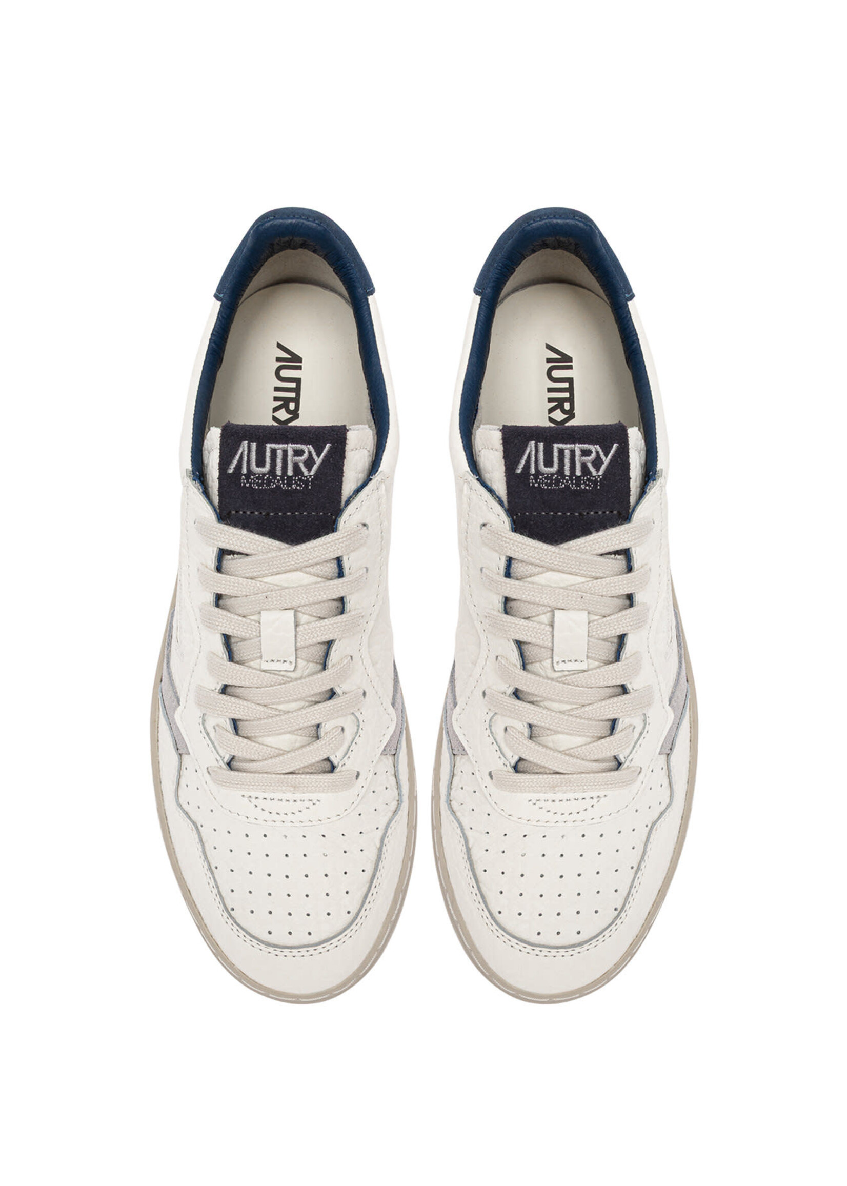 Autry Autry Medalist Low Man - Elephant Suede Blue