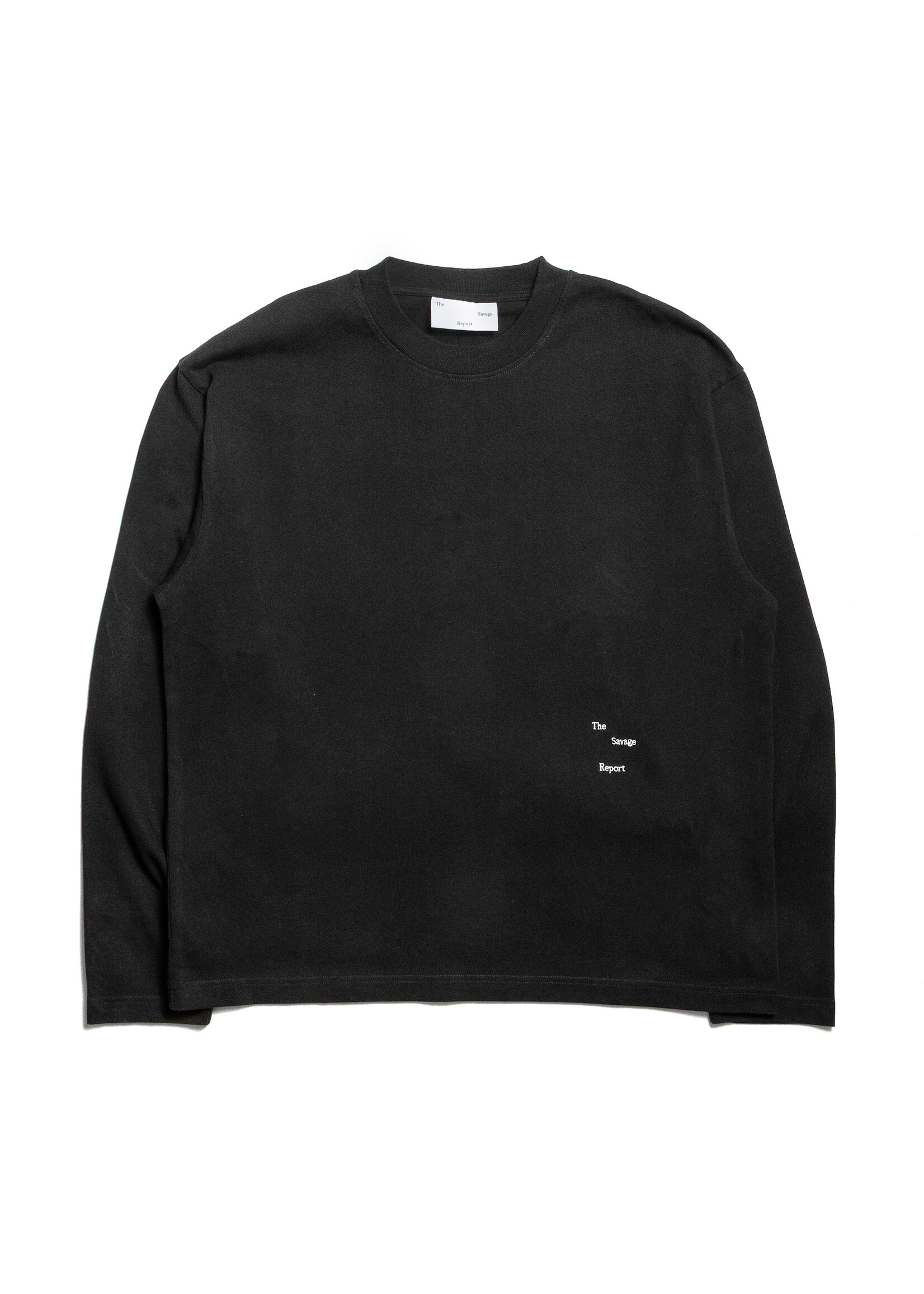 The Savage Report The Savage Report Logo Bar Longsleeve - Black