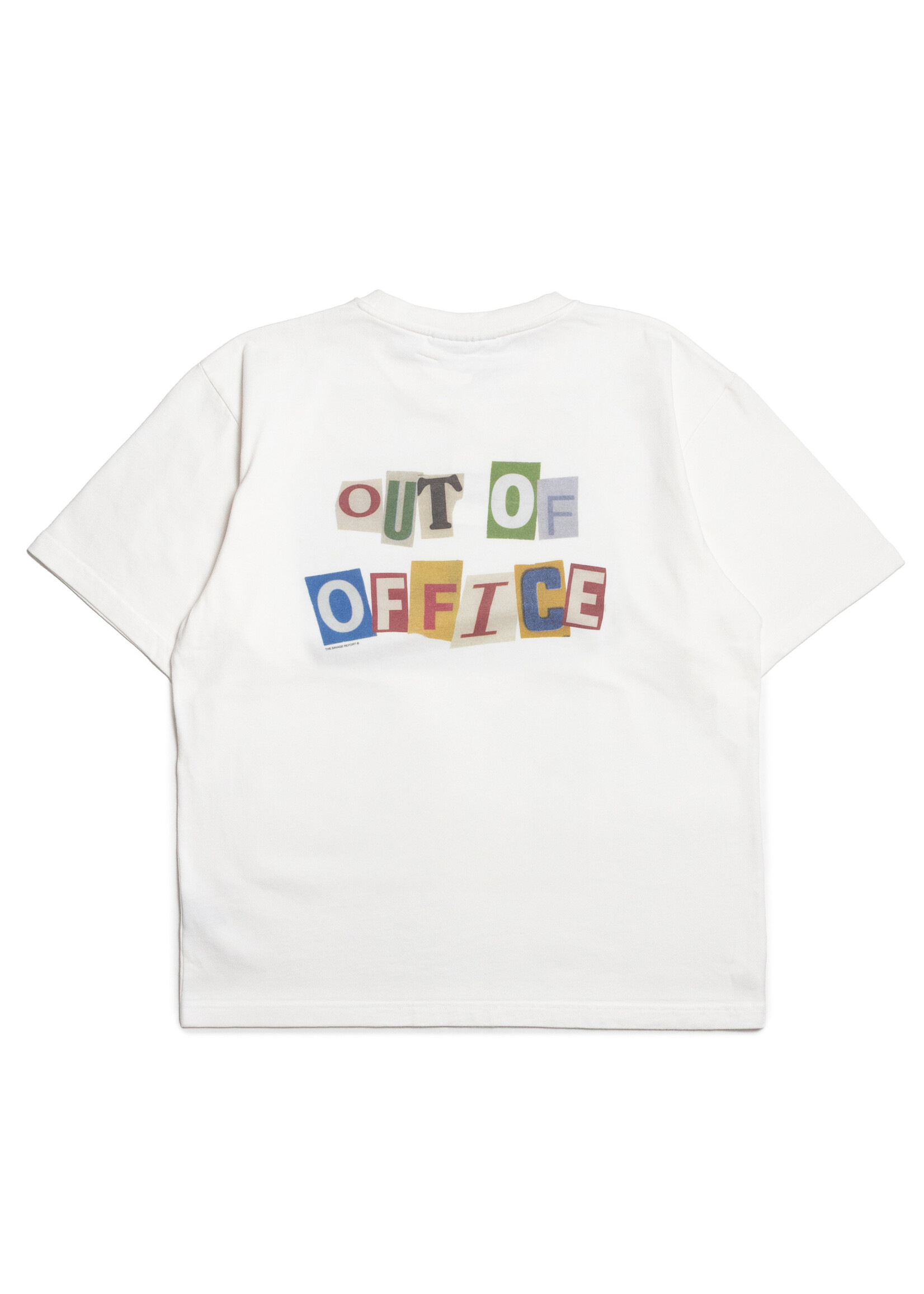 The Savage Report Out of Office T-Shirt - Off White