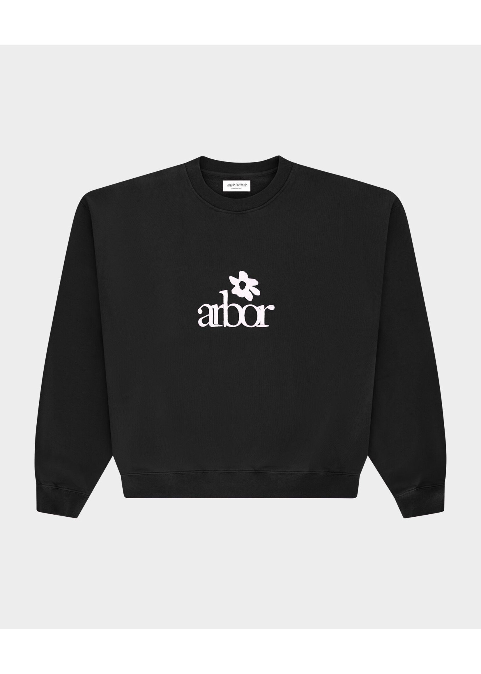 Arbor Antwerp Arbor Antwerp Flower Crewneck - Black