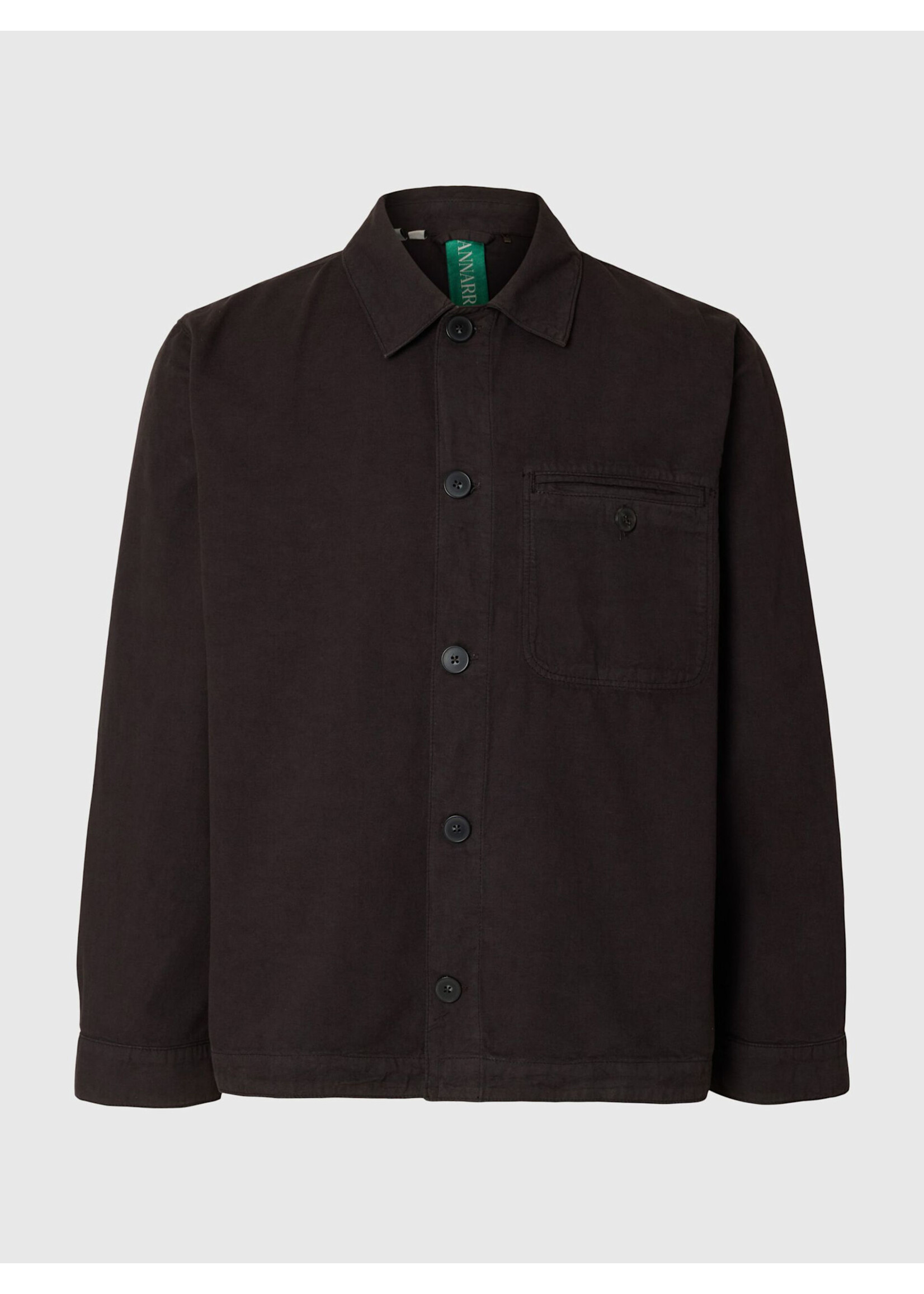 Annarr Annarr Anrvern Structure Overshirt - Licorice