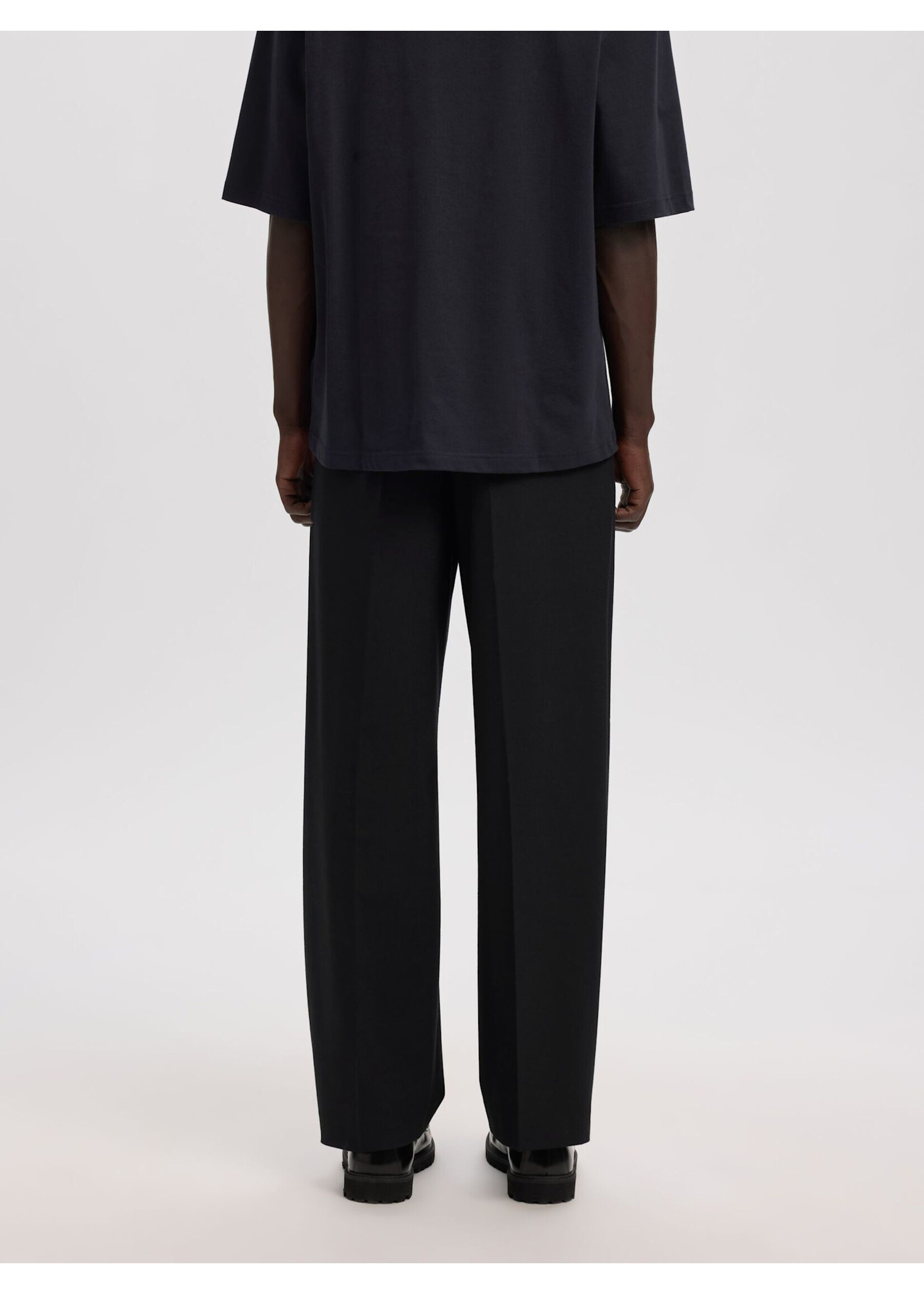 Annarr Anrnorr Wool Blend Trousers - Black