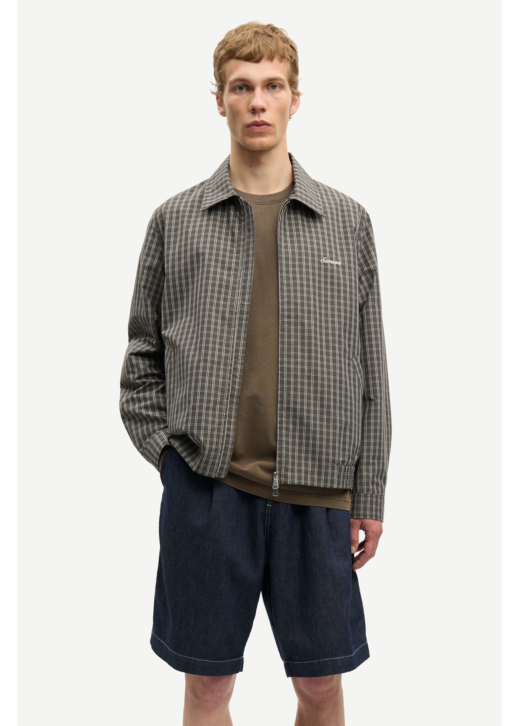 Samsøe Samsøe Sabeck Jacket - Black Olive Check