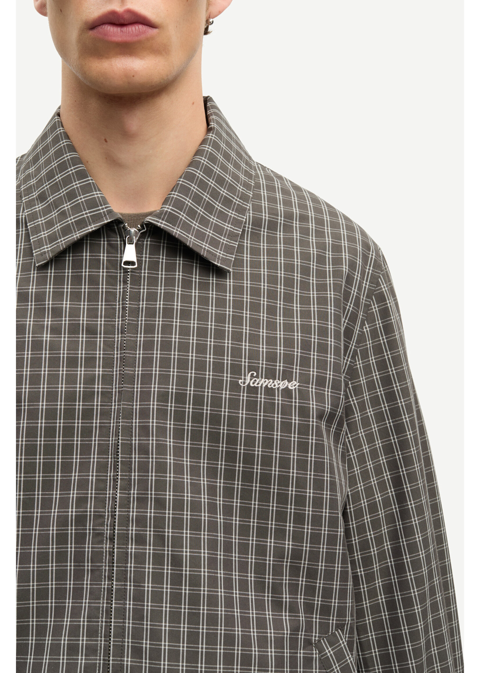 Samsøe Samsøe Sabeck Jacket - Black Olive Check