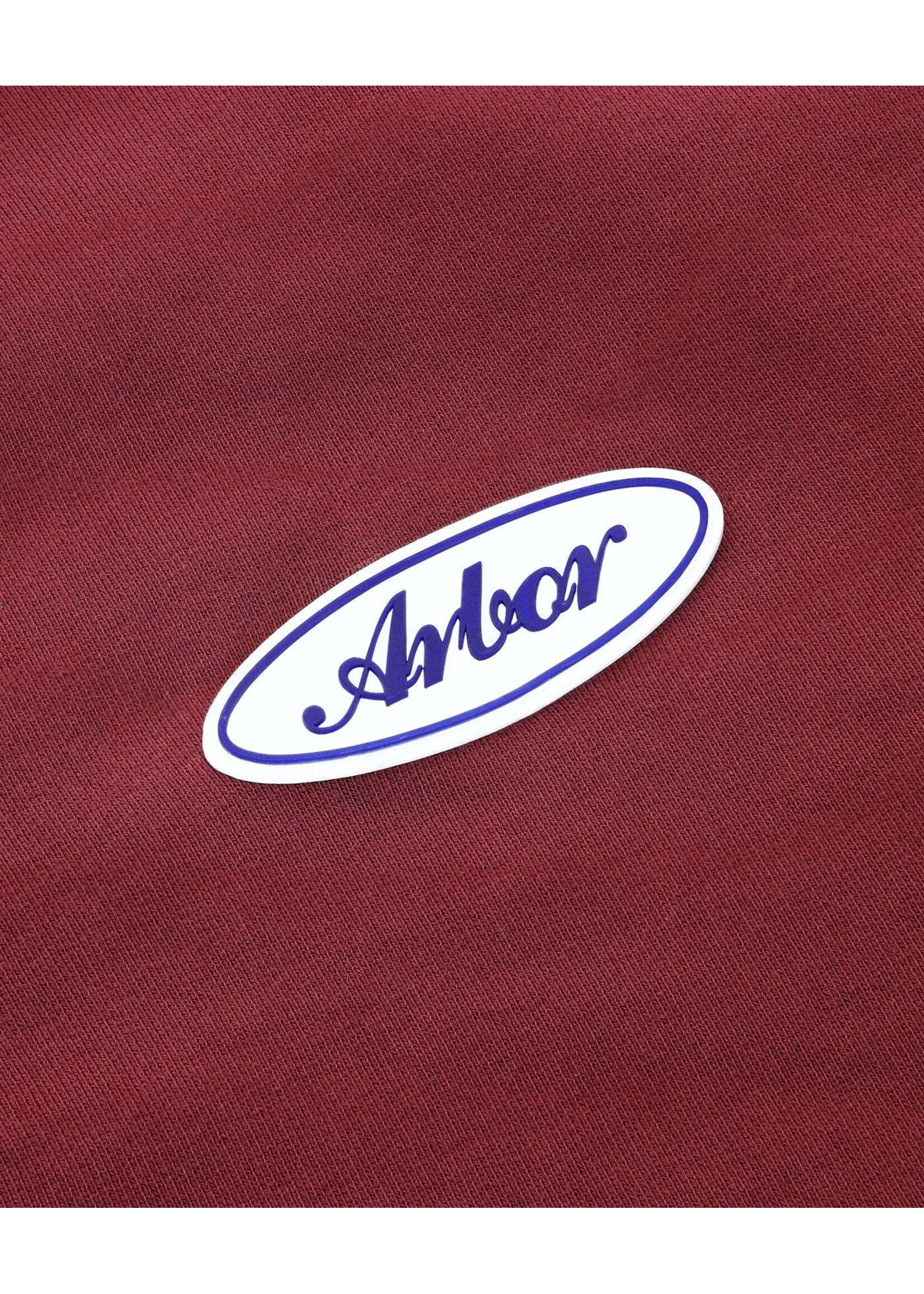 Arbor Antwerp Arbor Antwerp Burgundy Patch Zip Hoodie - Burgundy