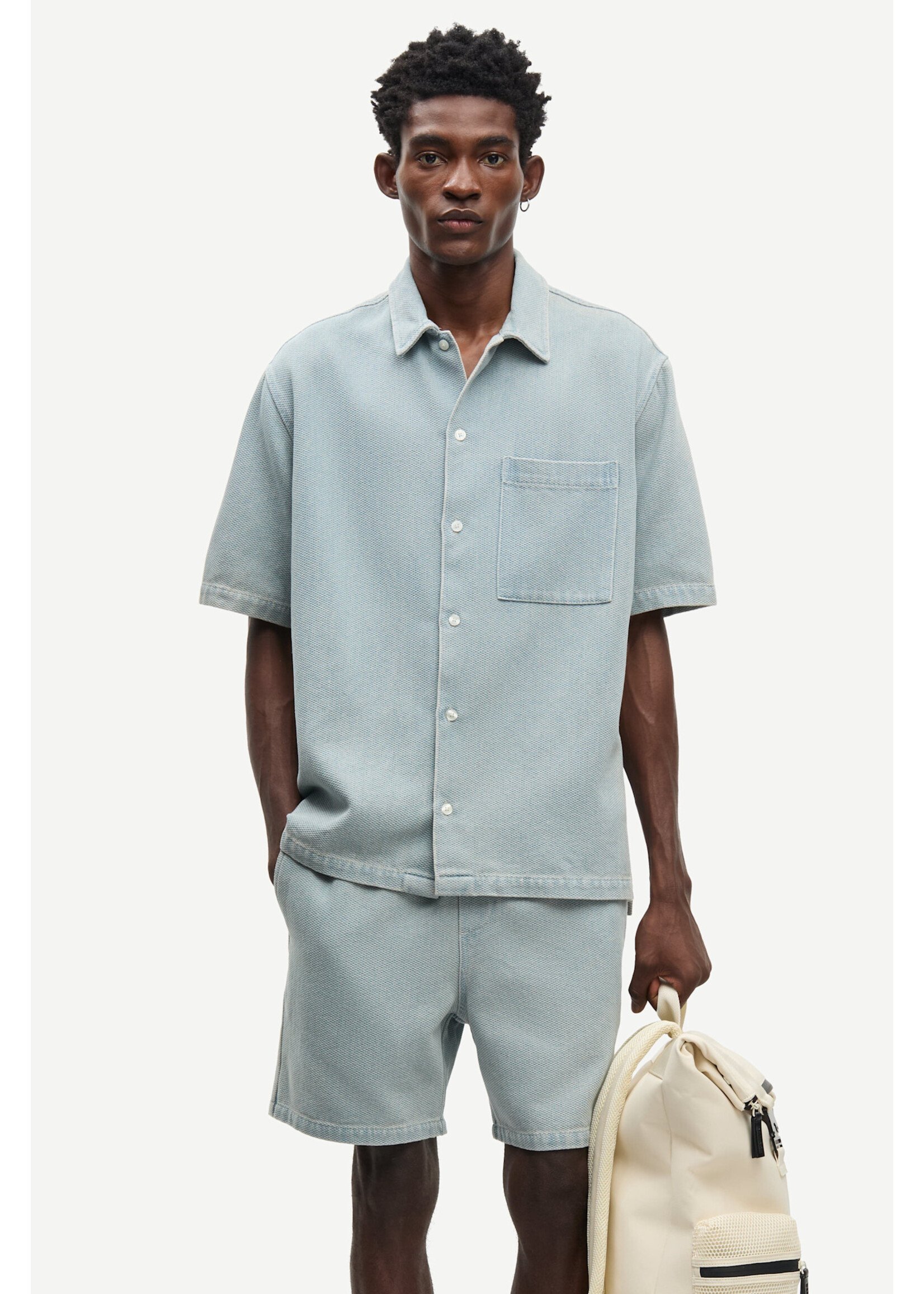 Samsøe Samsøe Samsoe Samsoe Saayo O shirt - Light Denim